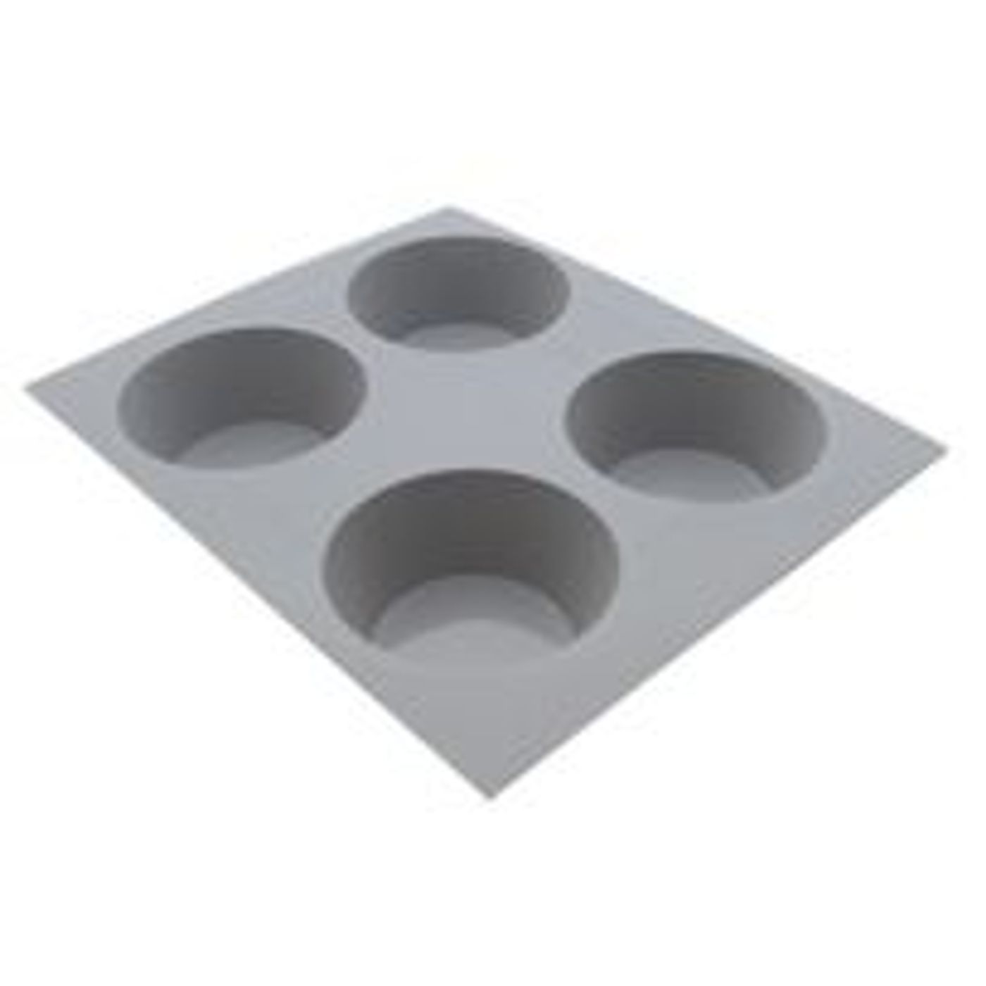 Moule souple 4 muffins Elastomoule®