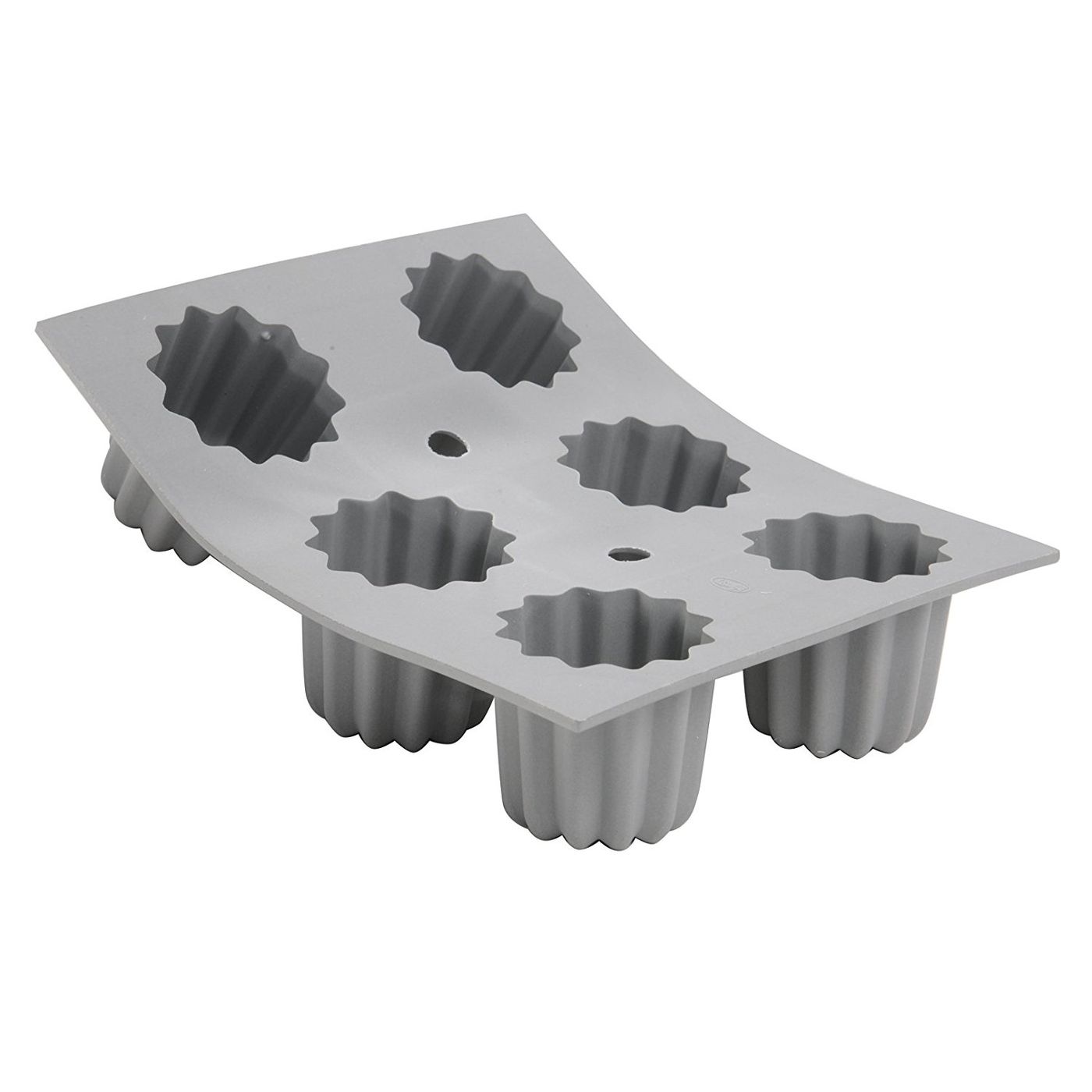 Moule souple 6 cannelés Elastomoule®