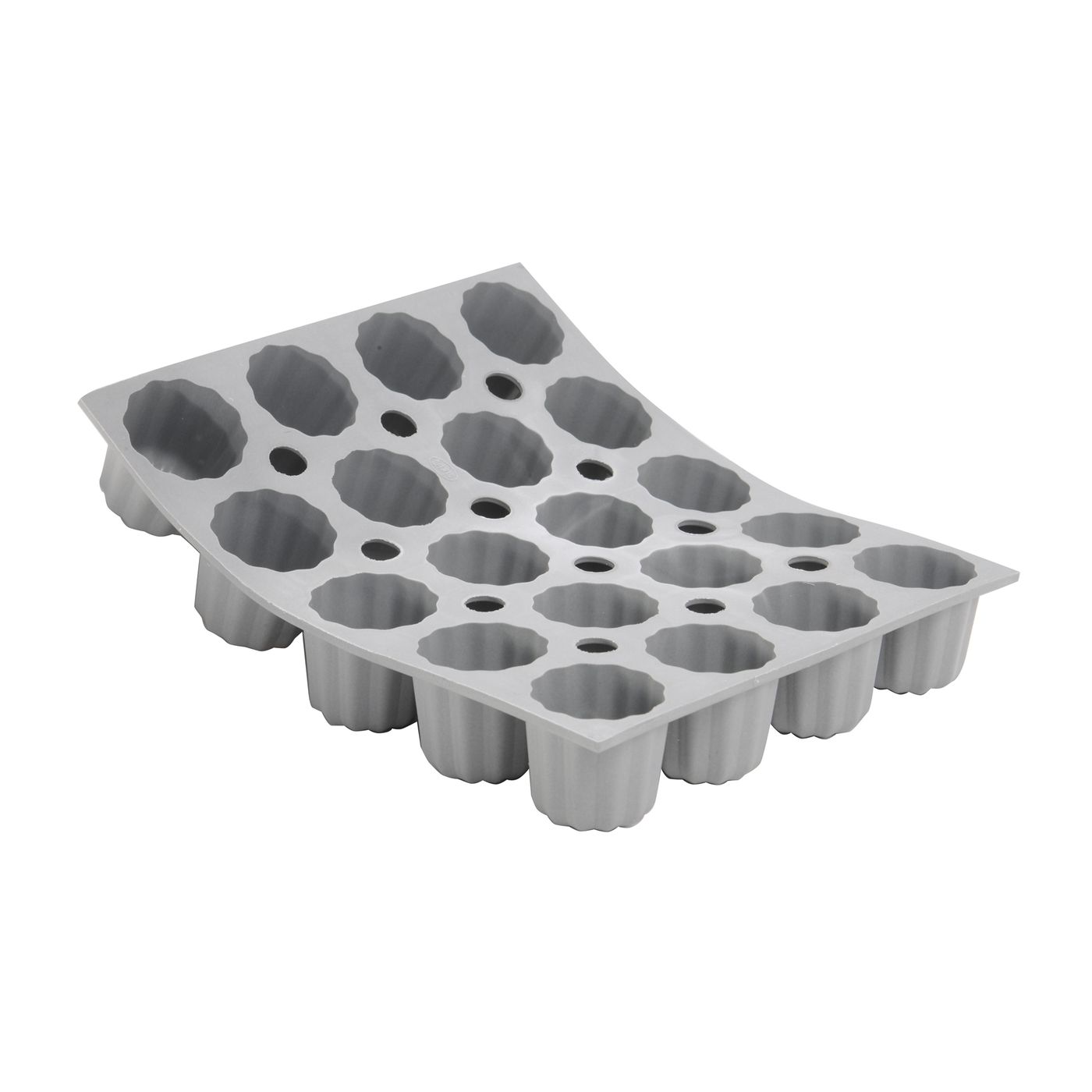 Moule souple 20 mini-cannelés bordelais Elastomoule®