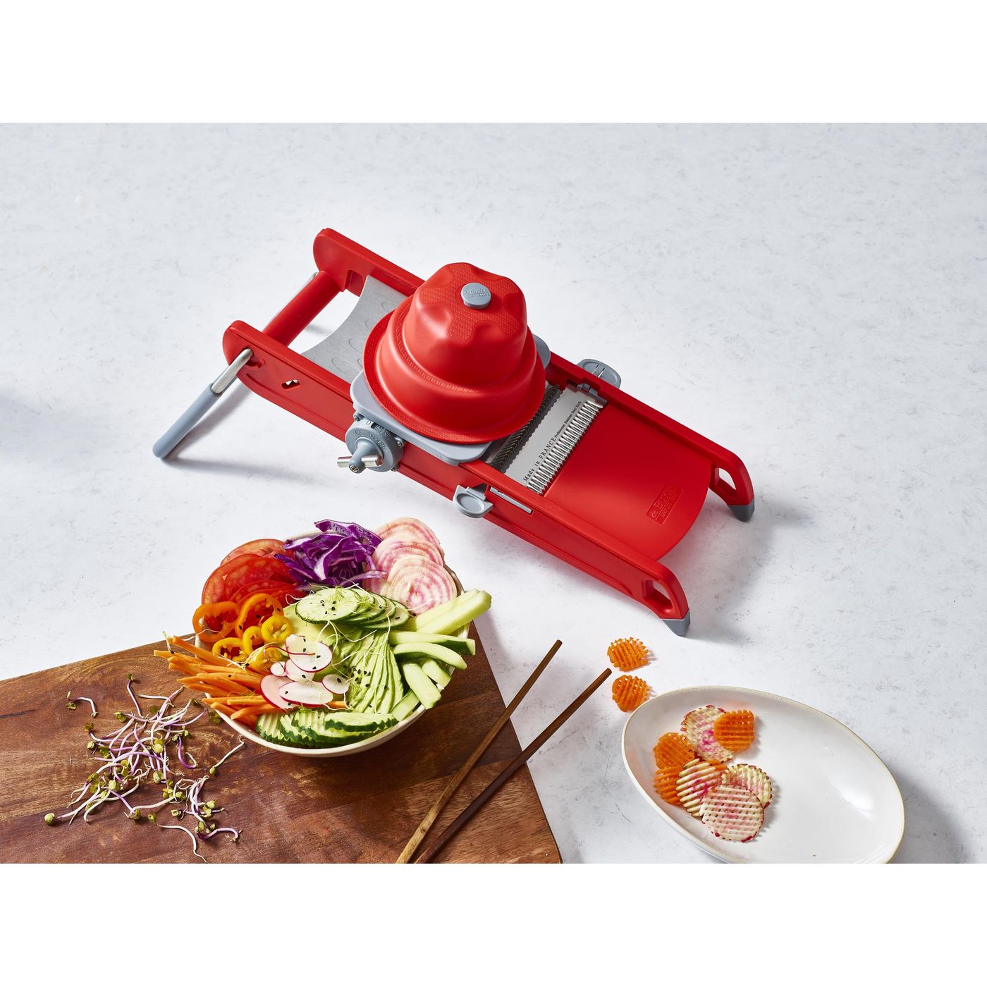 Mandoline Swing Plus rouge