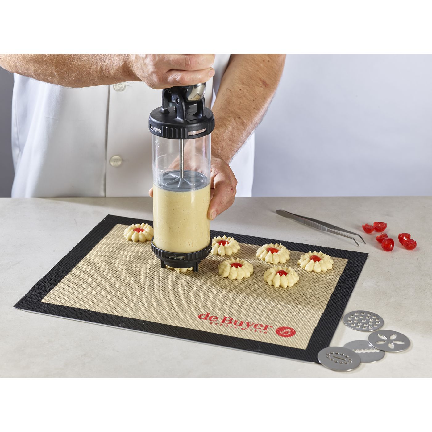 Coffret Le Tube - Piston à pression & Presse à biscuit