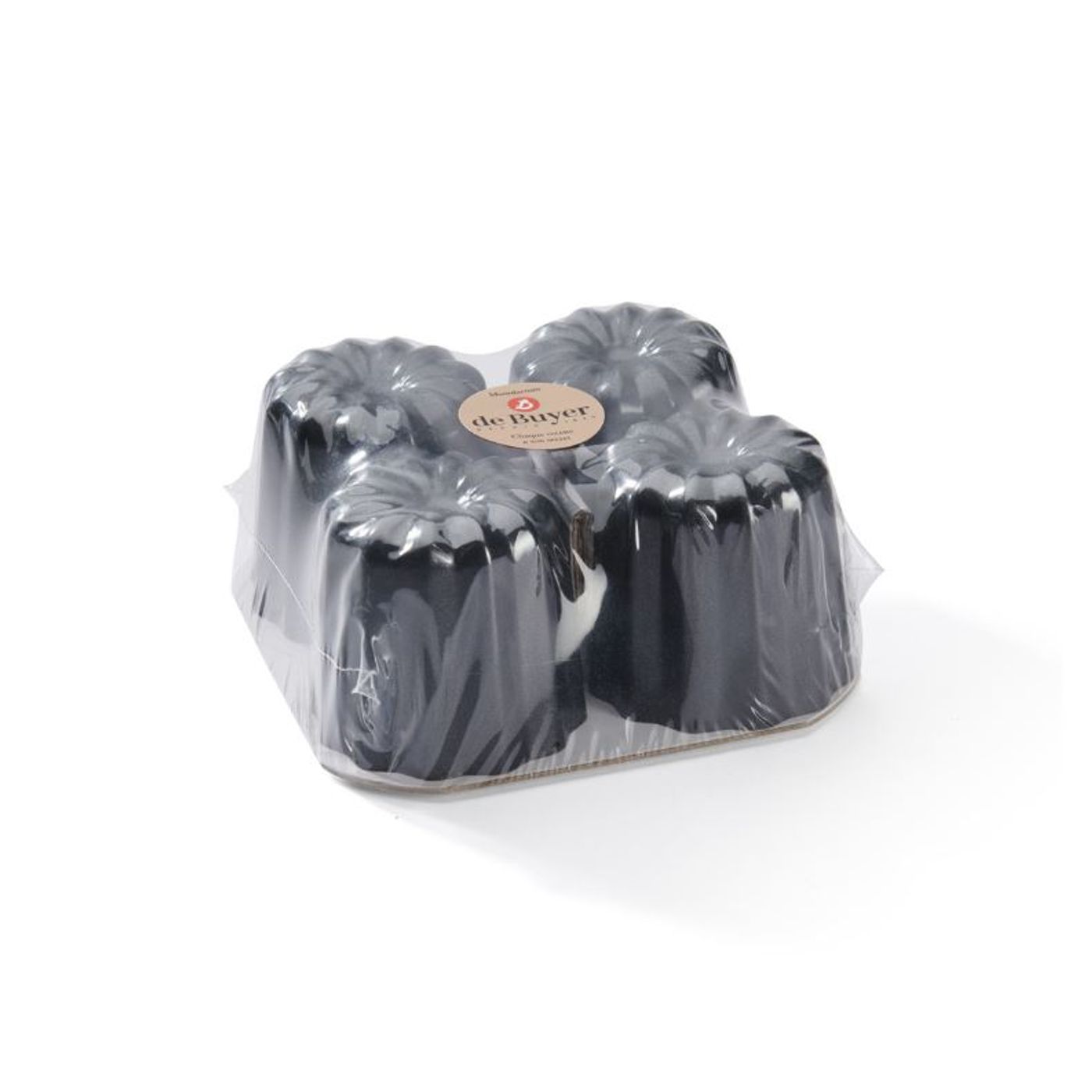 Lot de 4 moules à cannelés bordelais