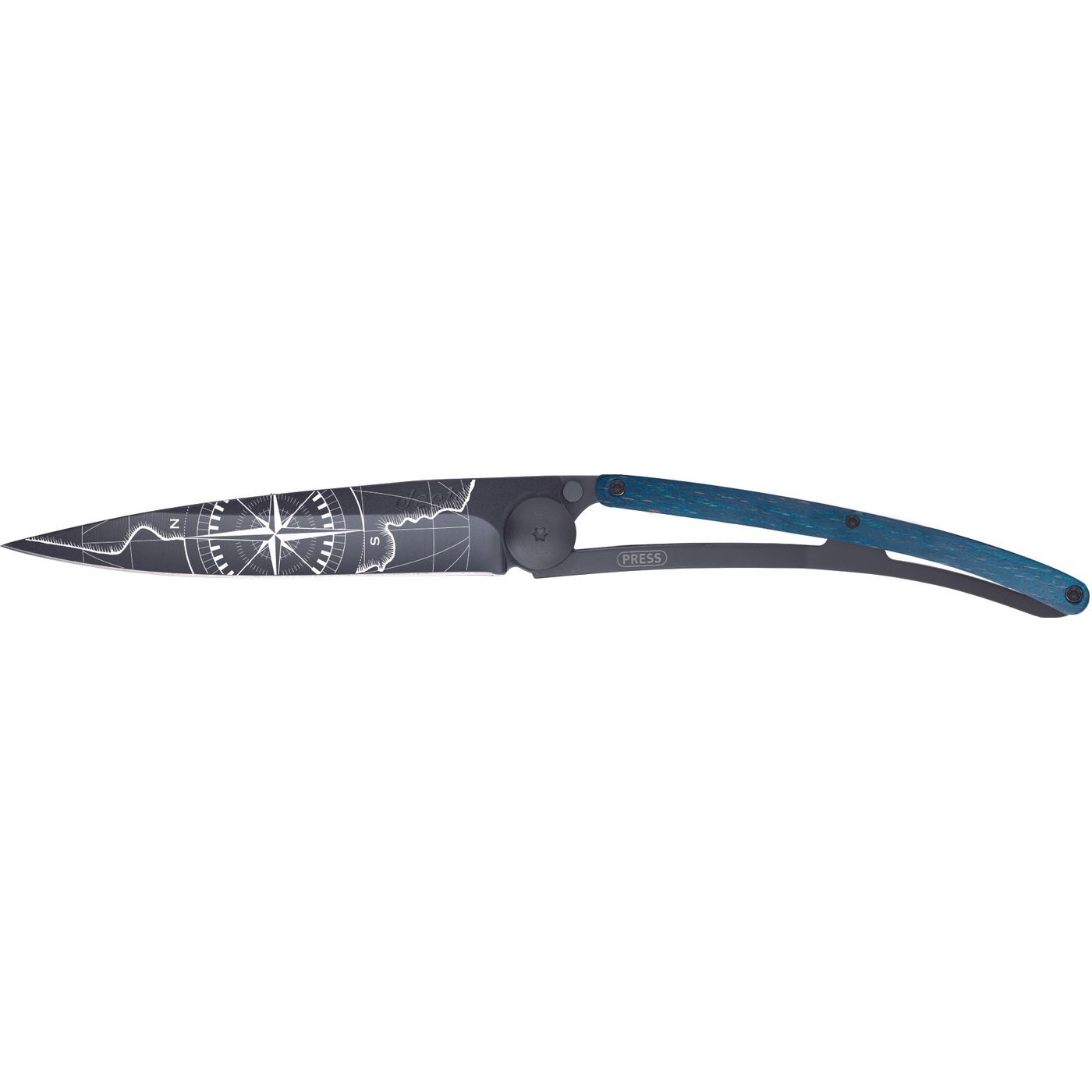Couteau 37G hêtre bleu terra