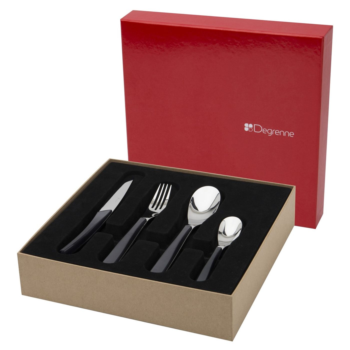 Guy Degrenne Ménagère 24 Pièces Inox Compatible Induction