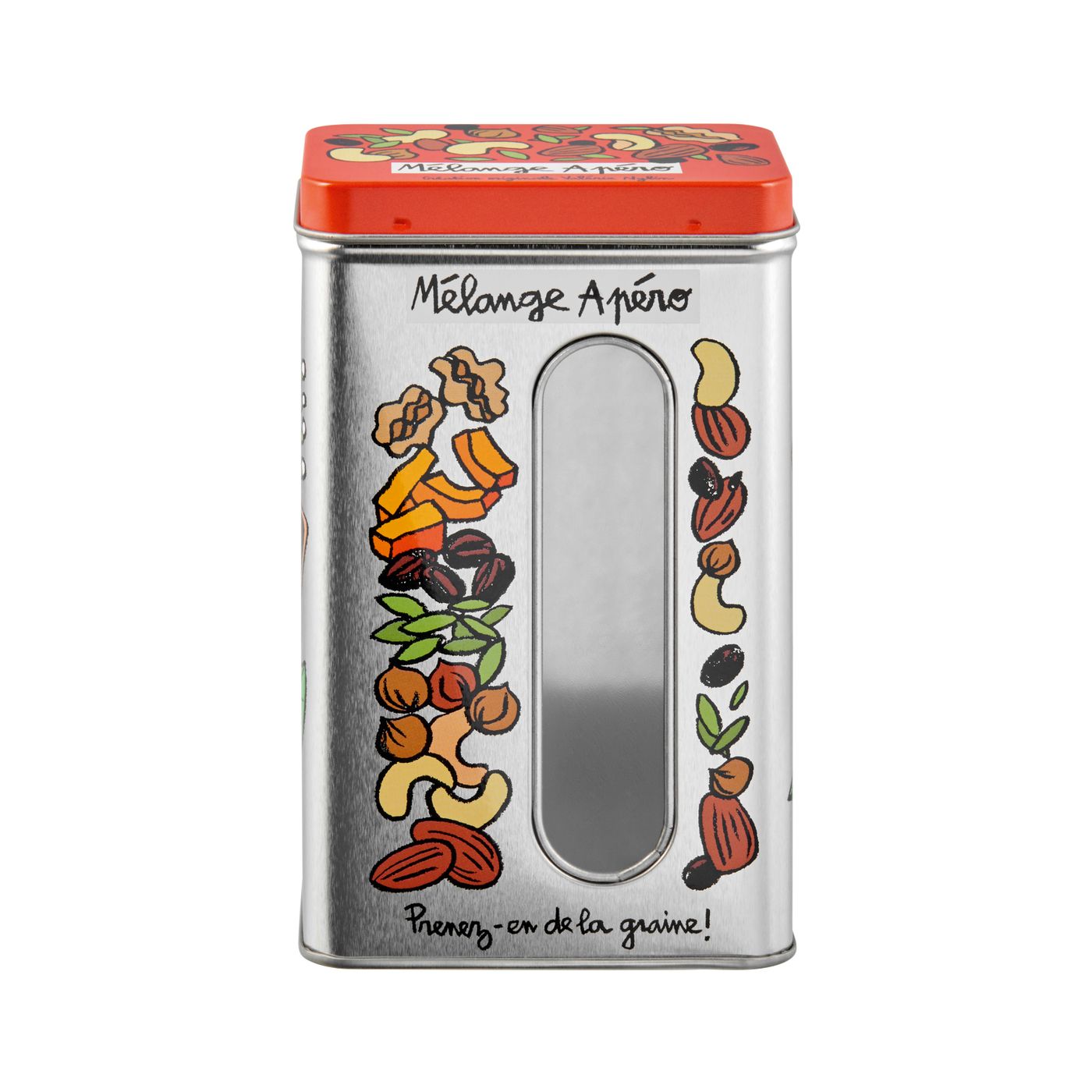 Boîte fenêtre pour mélange apéro, Prenez-en de la graine !