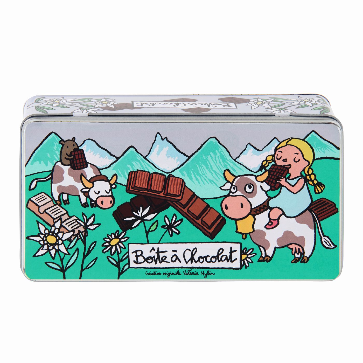 Boîte à chocolat Tablettes Alpes