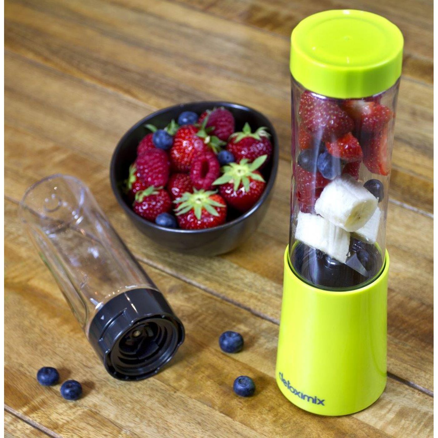 Coffret mini-blender Detoximix vert