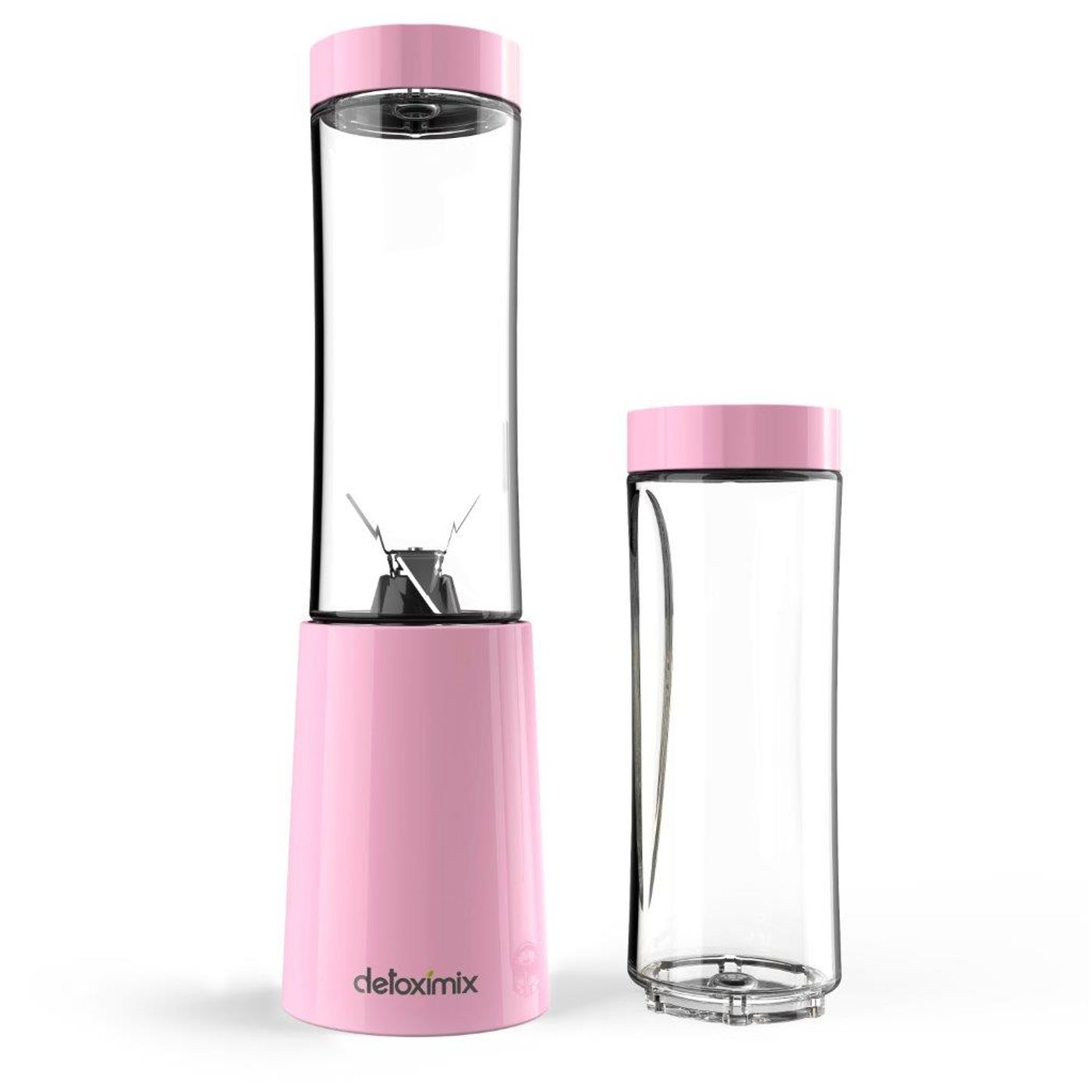 Coffret mini-blender Detoximix rose