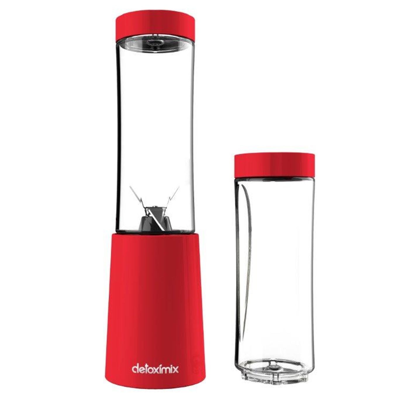 Coffret mini-blender Detoximix rouge