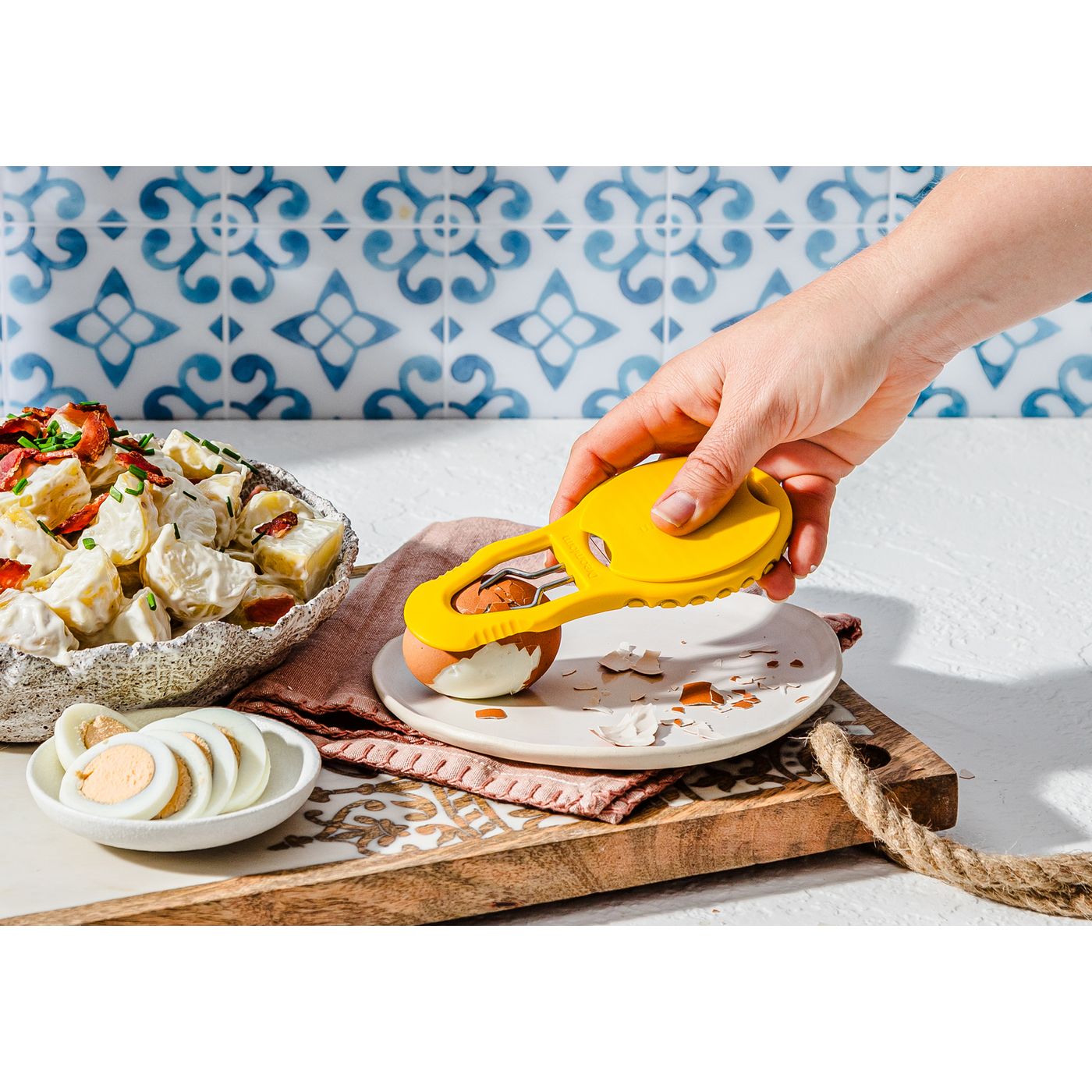 Ustensile pour œuf Eggler jaune