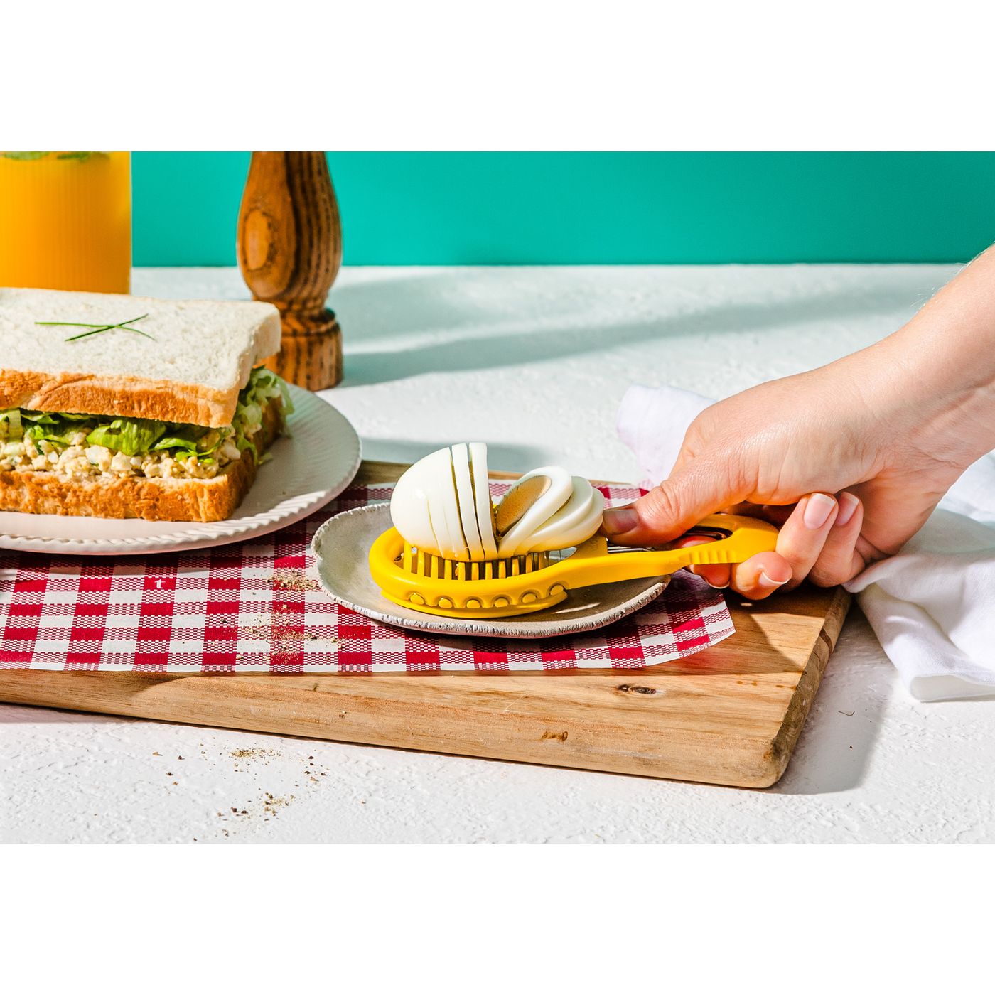 Ustensile pour œuf Eggler jaune