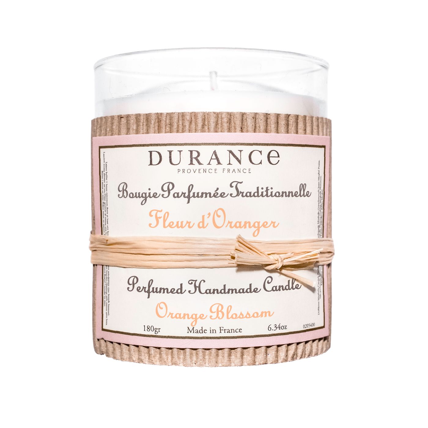 Bougie parfumée fleur d'Oranger