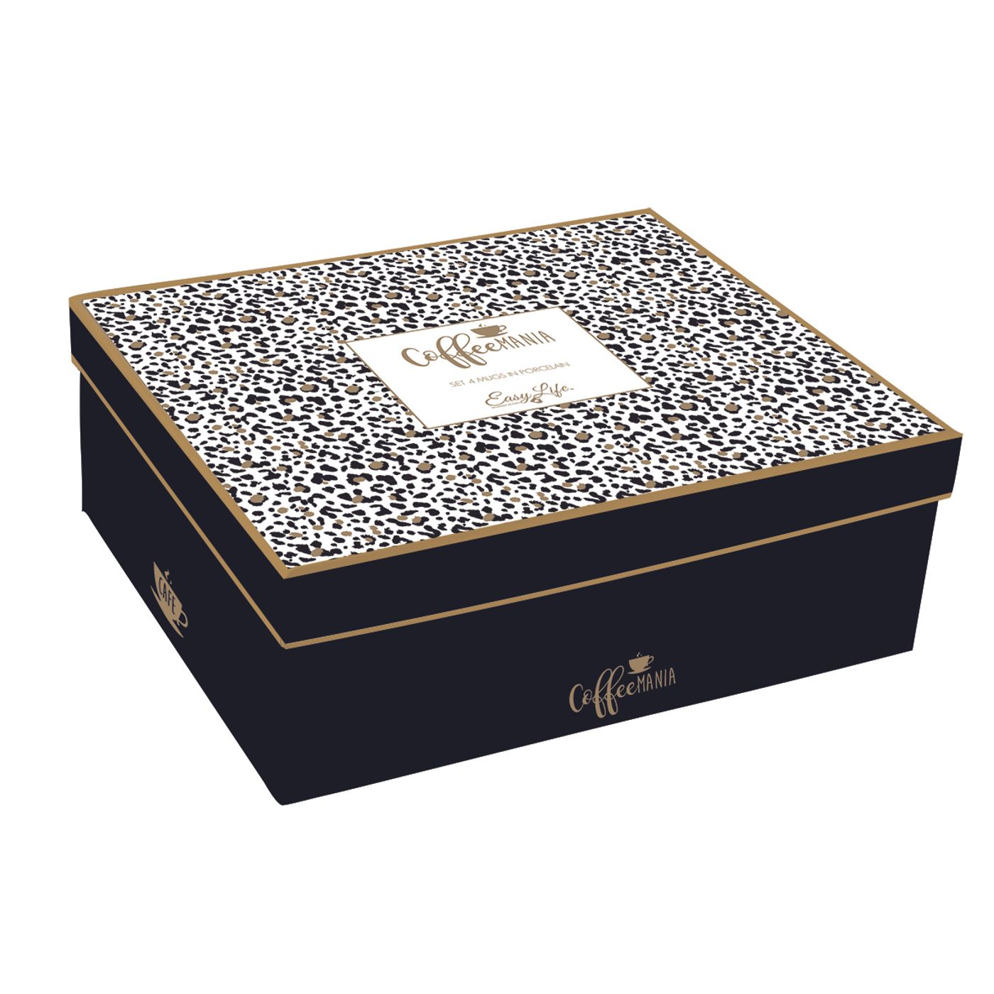 Coffret de 4 mugs Savane 30 cl