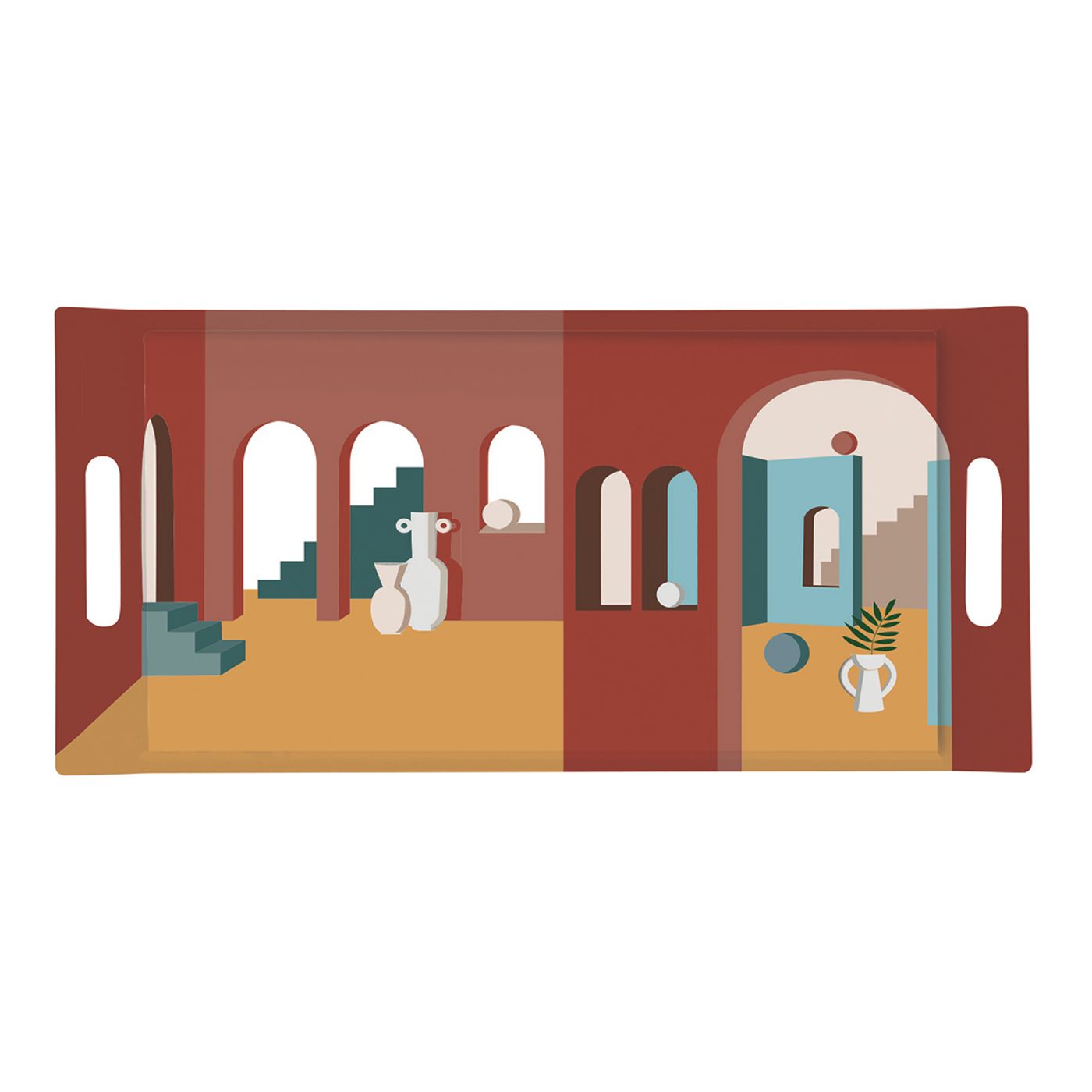 Plateau illusion 40 x 19 cm