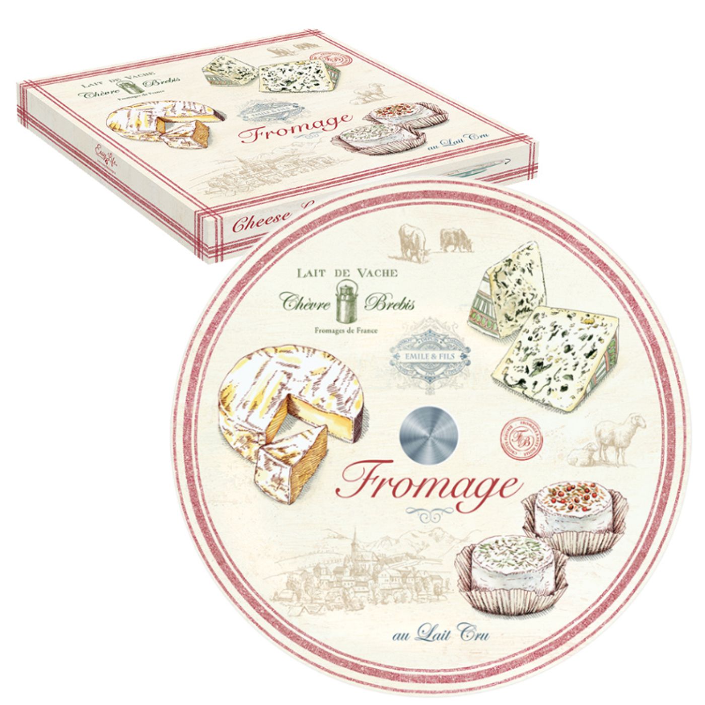Plateau à fromage tournant 32 cm