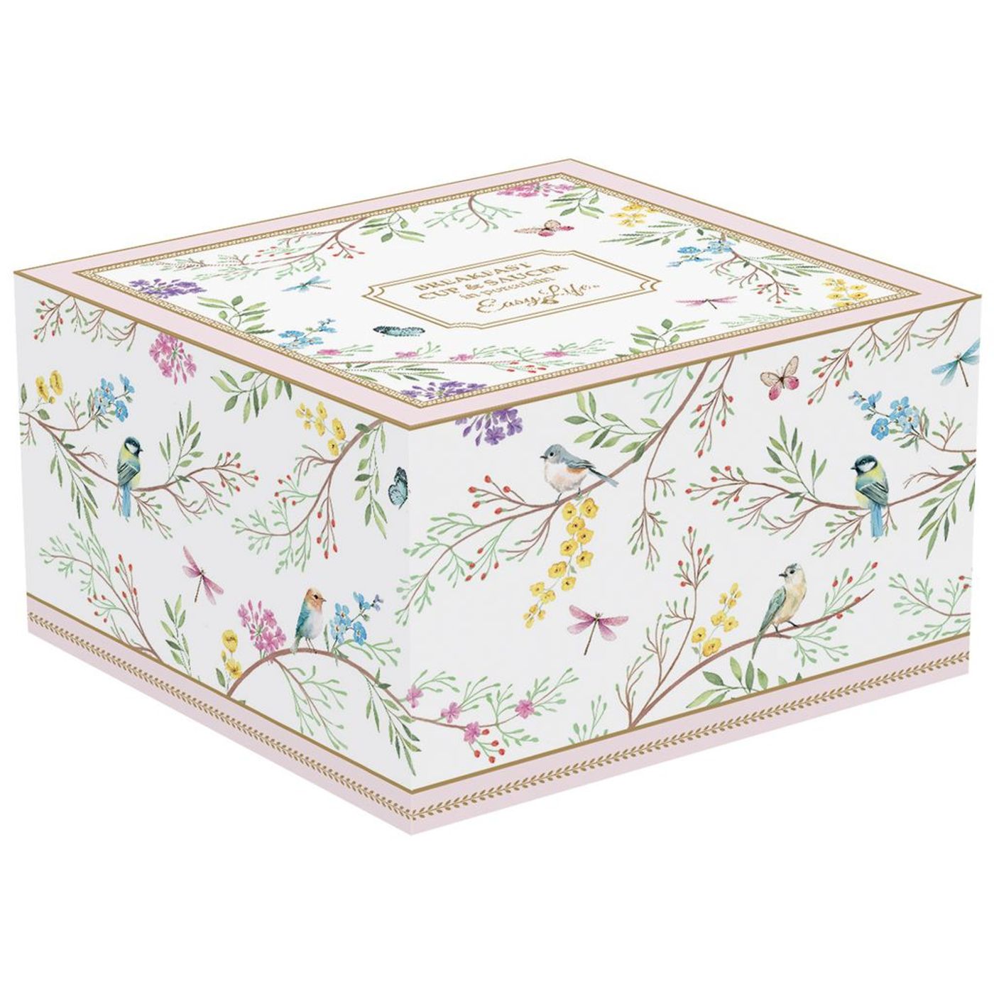 Coffret déjeuner avec soucoupe BIRDS MELODY
