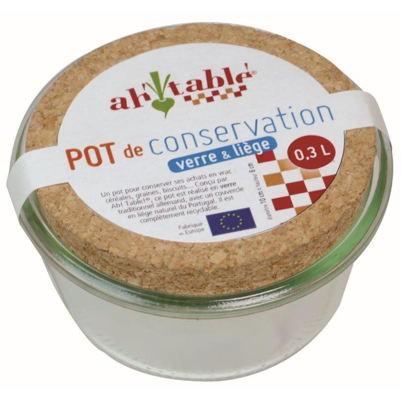 Pot en verre 300ml