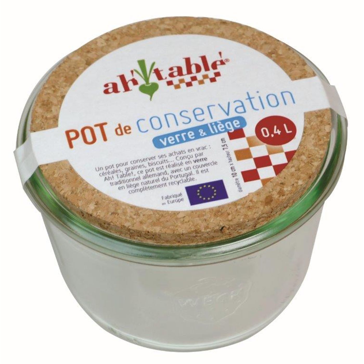 Pot en verre 400ml