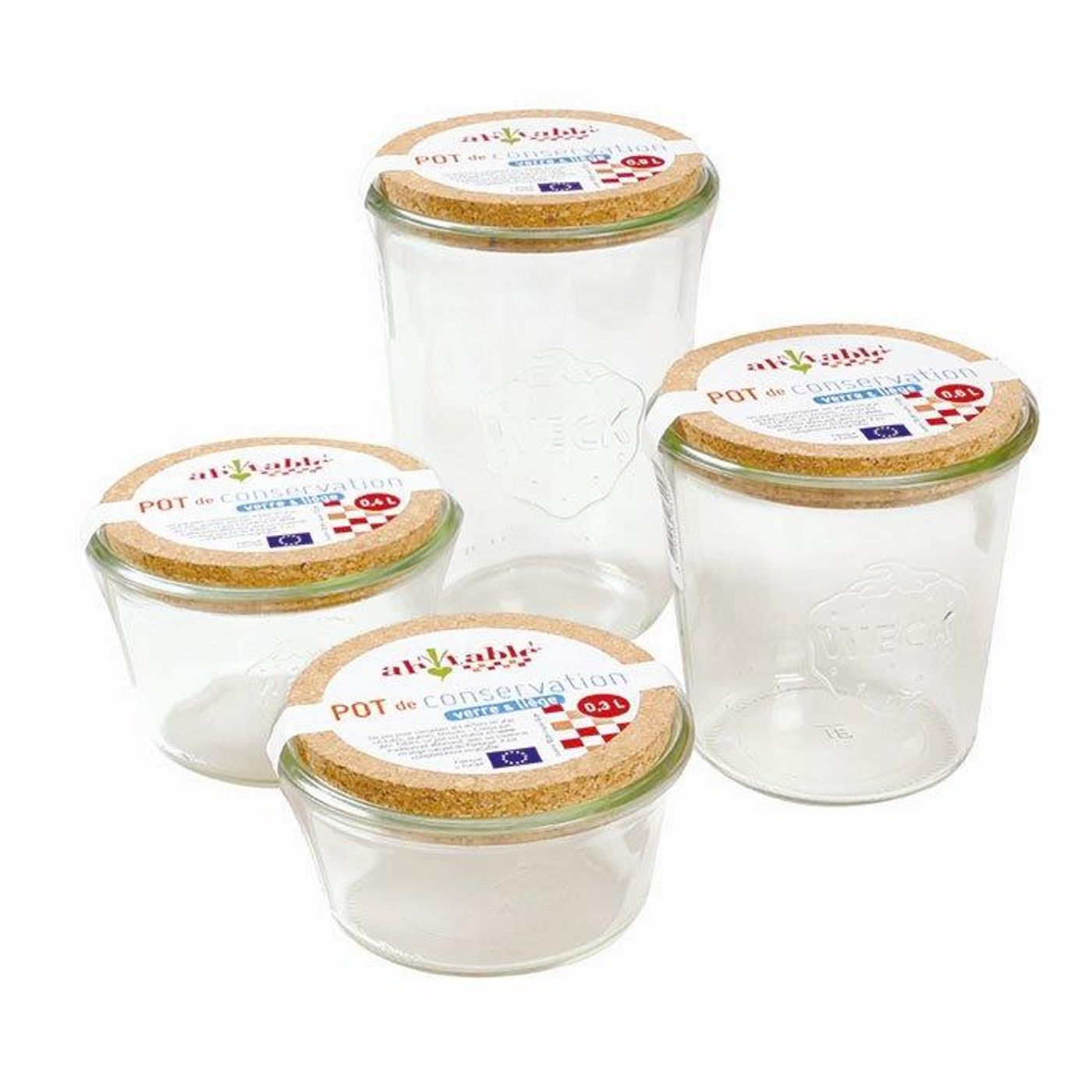 Pot en verre 900ml