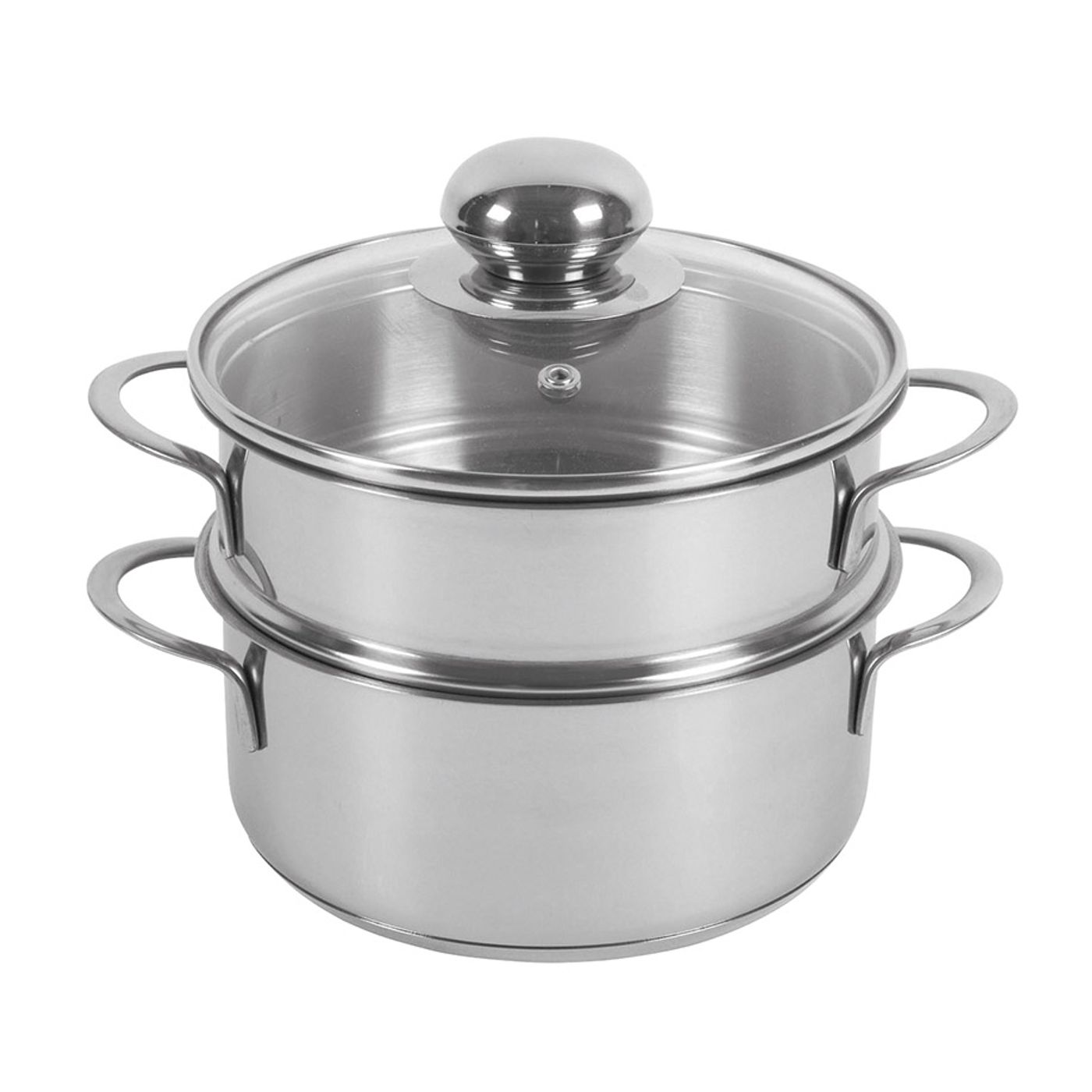Cuit-vapeur inox 20 cm