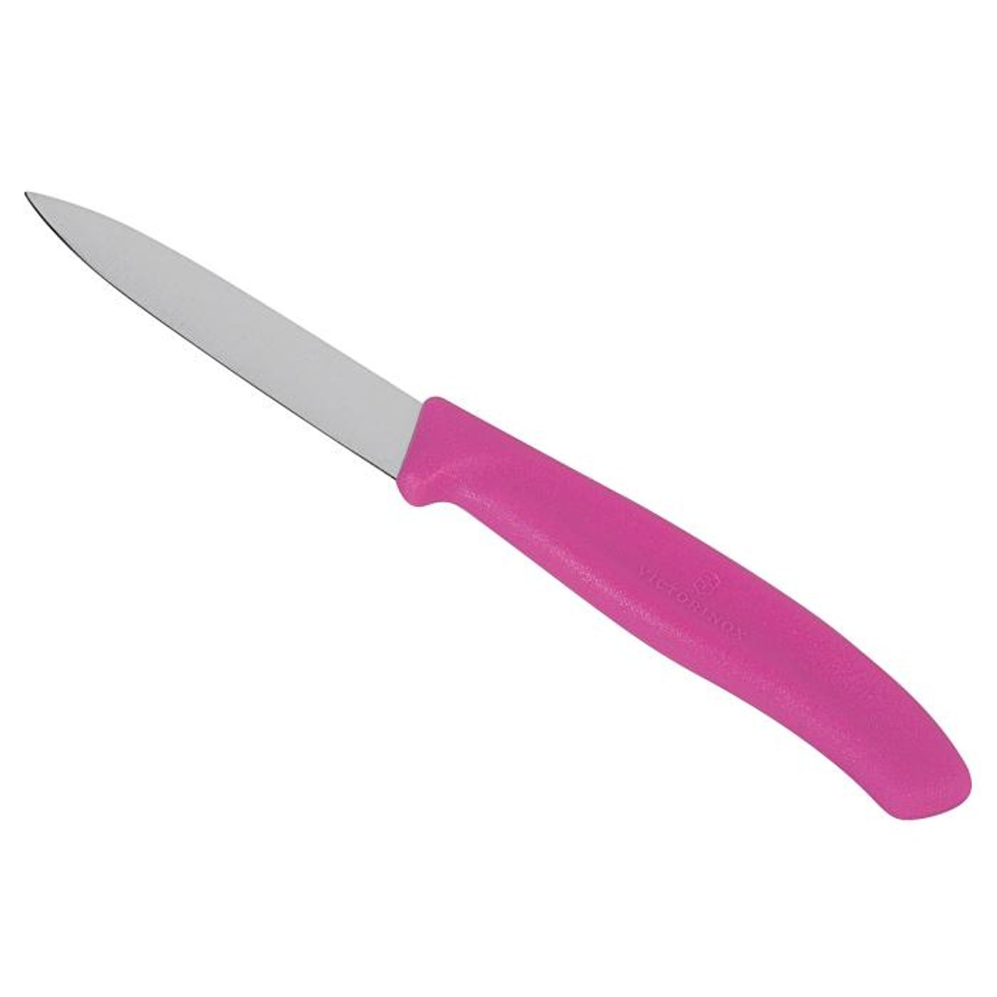 Couteau d'office lame 8 cm rose