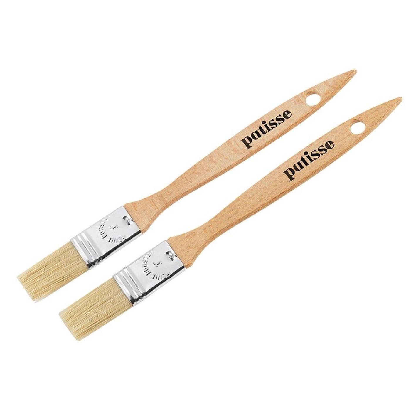 Set de 2 pinceaux en bois