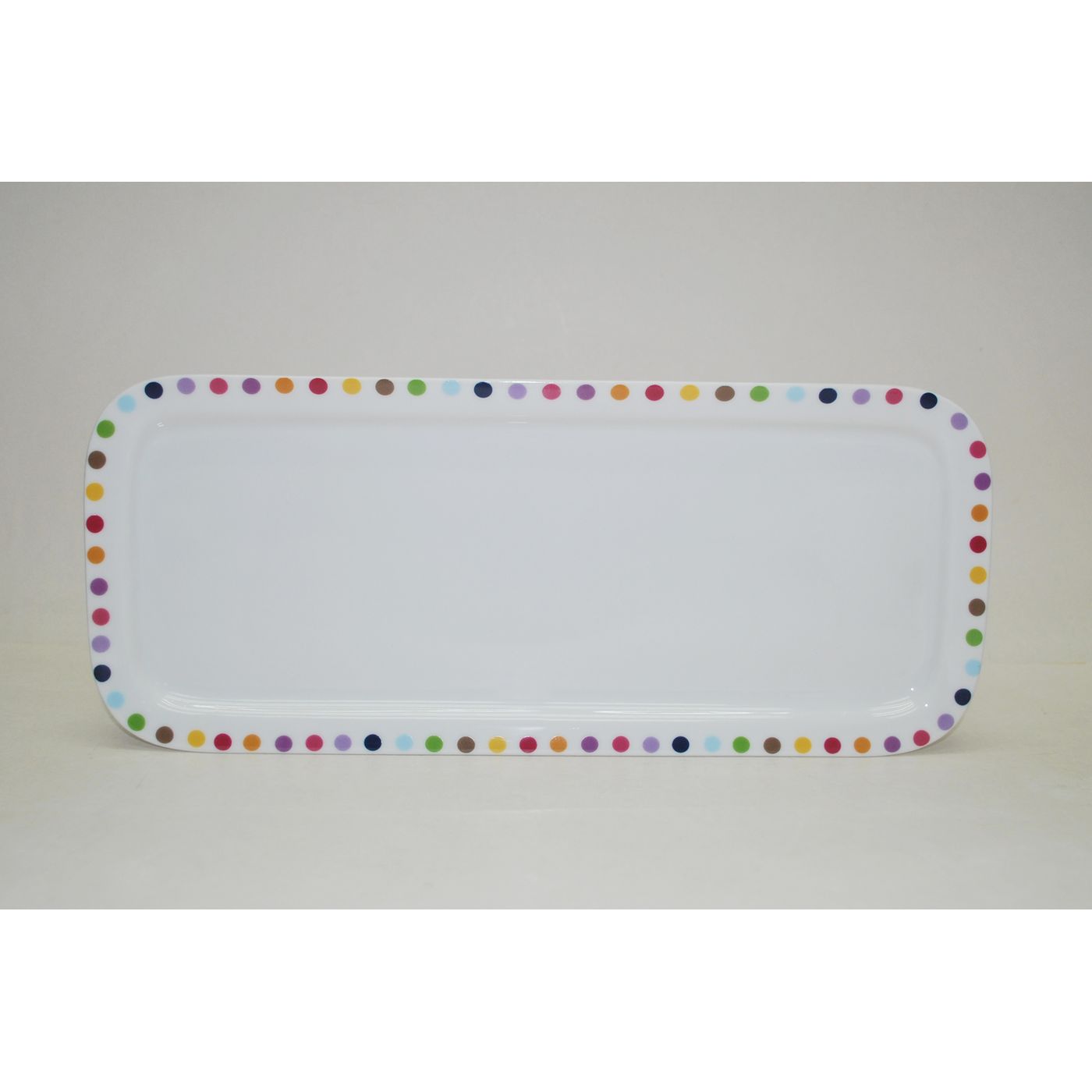 Plat à cake CONFETTIS 37x15,5 cm