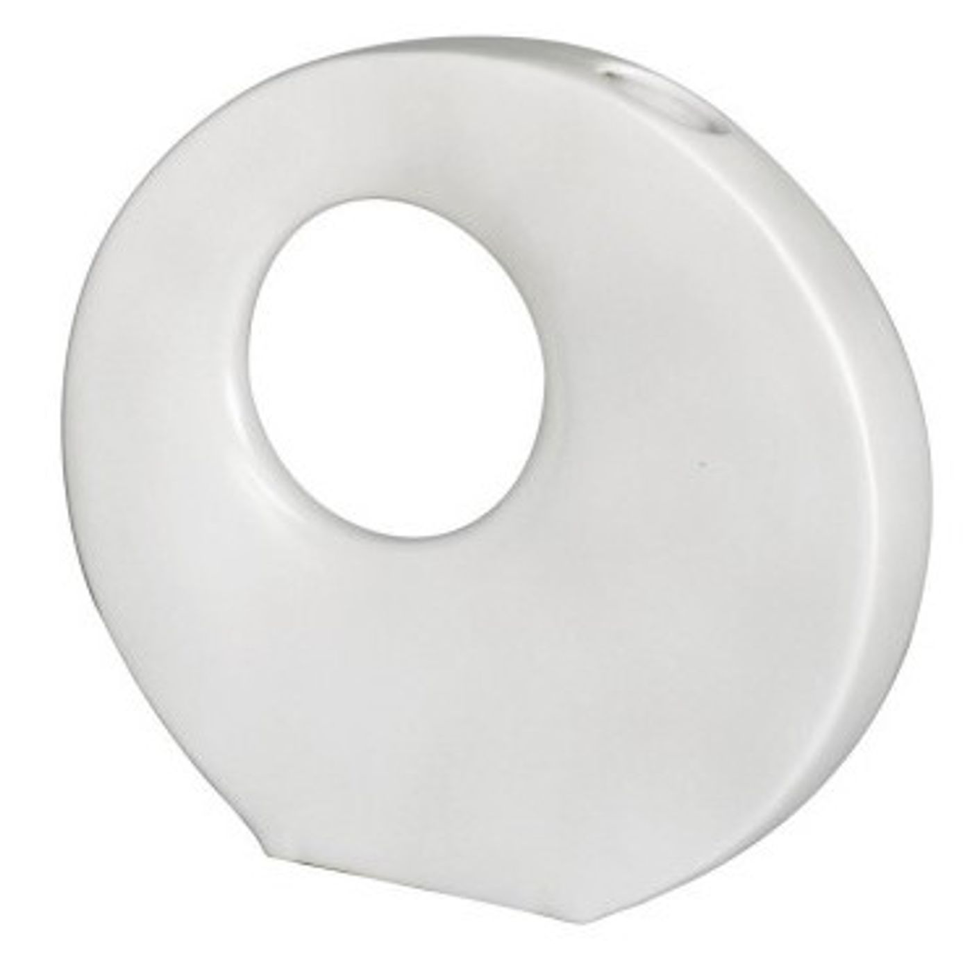 Vase rond blanc 38 x 36 cm