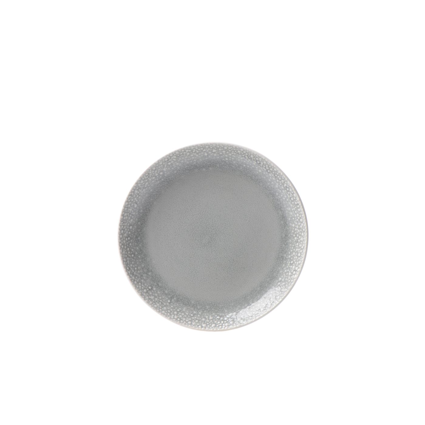 ASSIETTE CREUSE XL 23 CM DELUNA GRISE AVEC RELIEF EN GRES