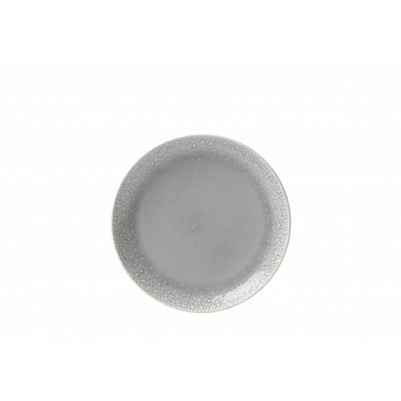 ASSIETTE CREUSE XL 23 CM DELUNA GRISE AVEC RELIEF EN GRES