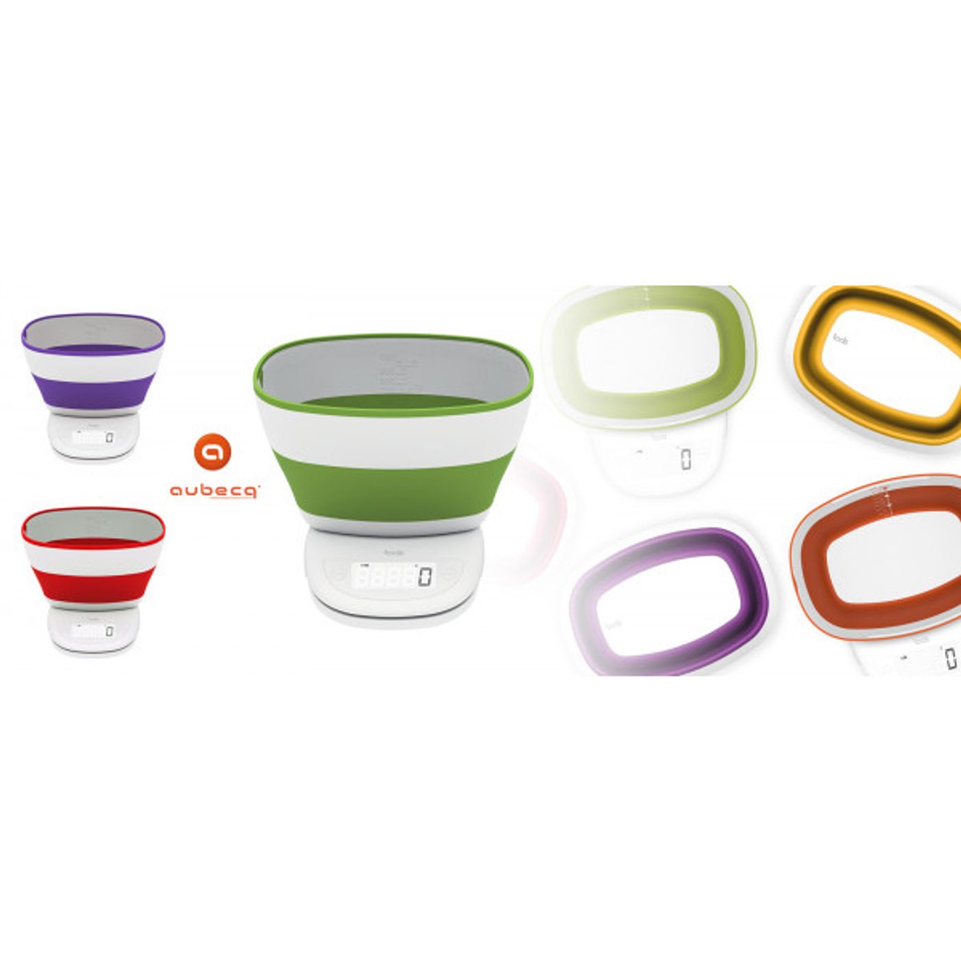 Balance de cuisine Superbowl rouge