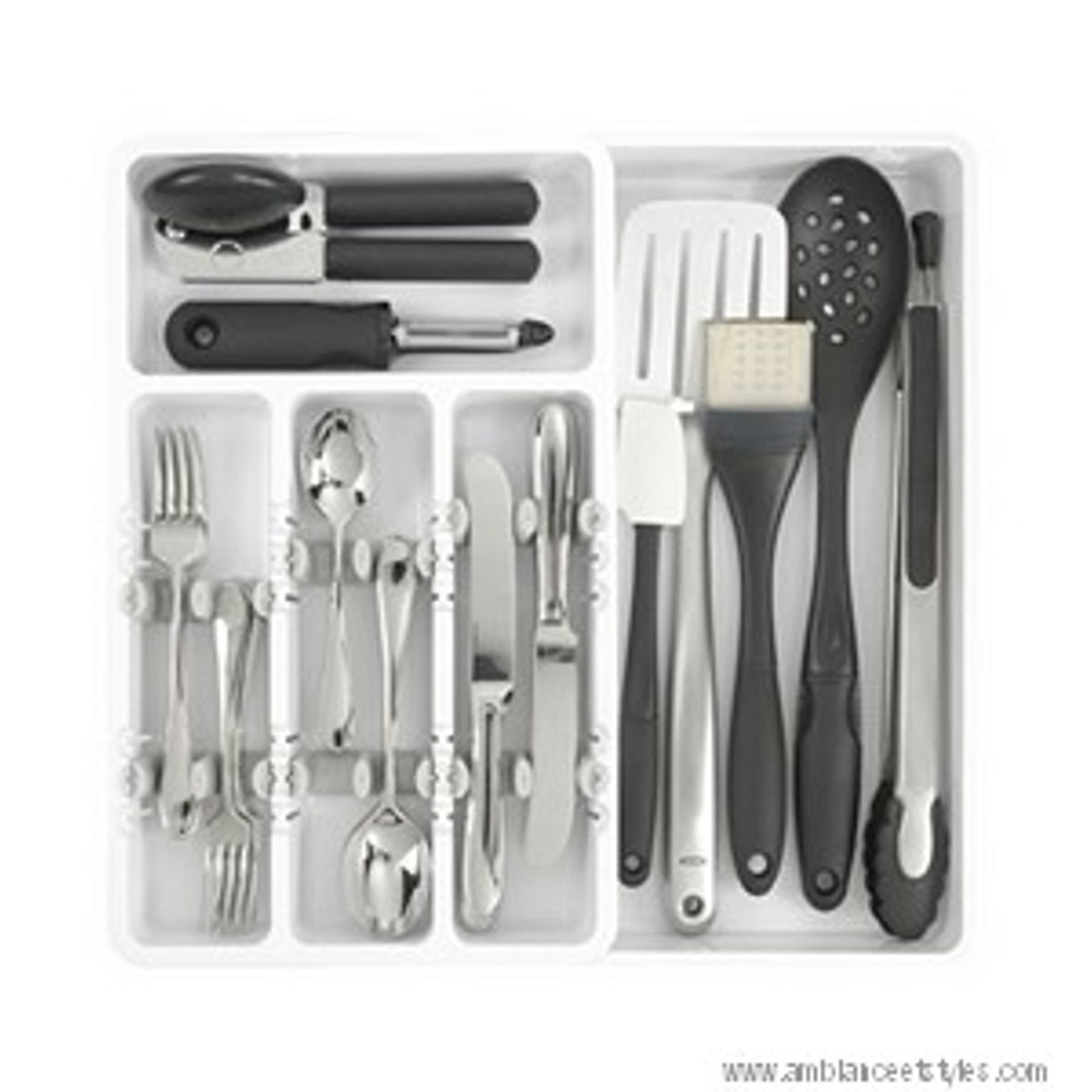 Range-couverts extensible