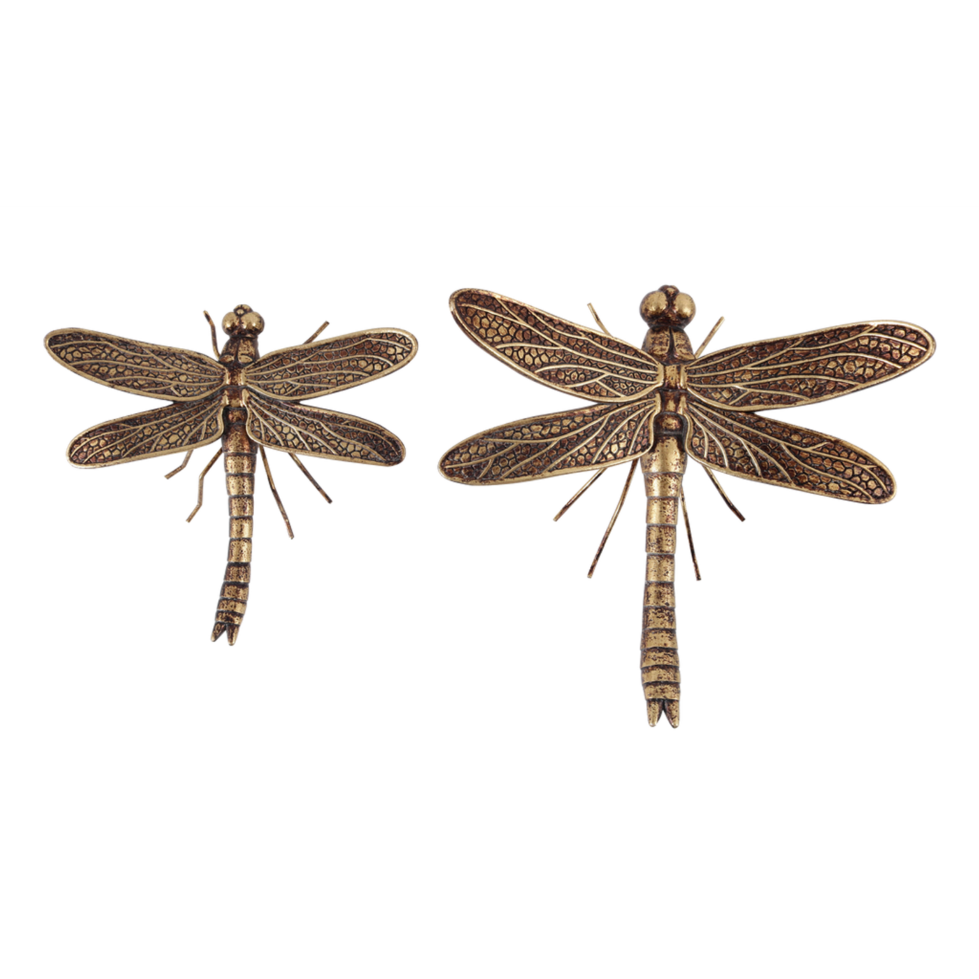 Lot de 2 libellules décoratives