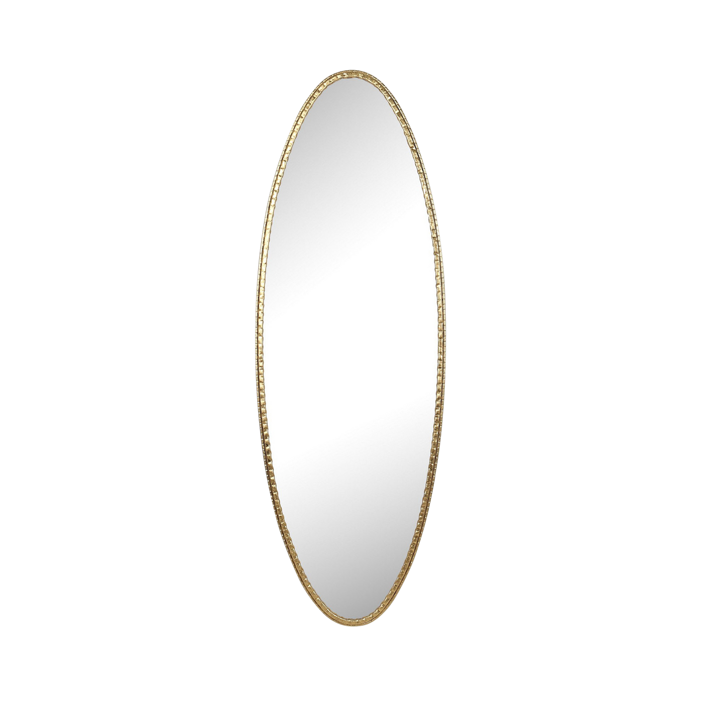 Miroir ovale or