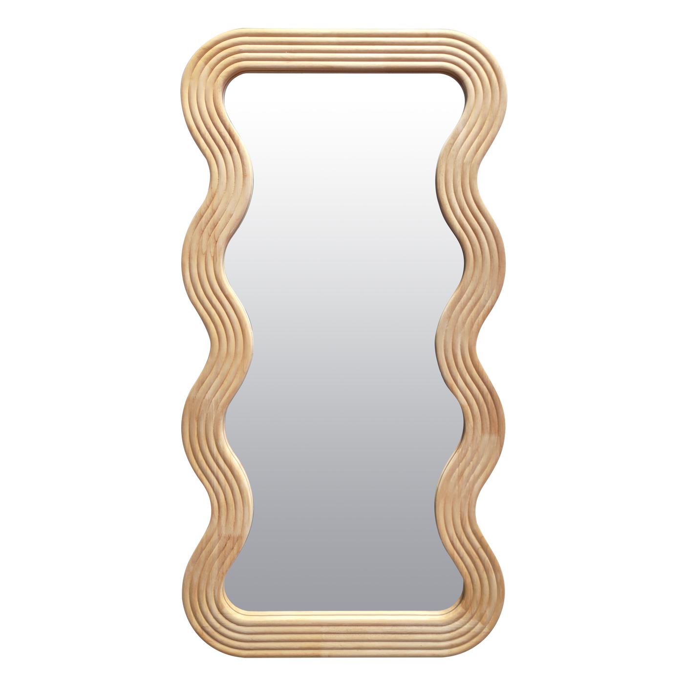 Miroir Vagues bois