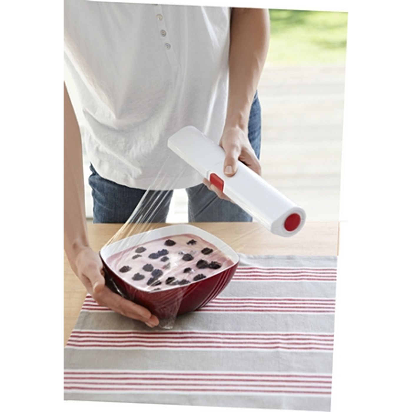 Dérouleur coupe-film Click&Cut rouge