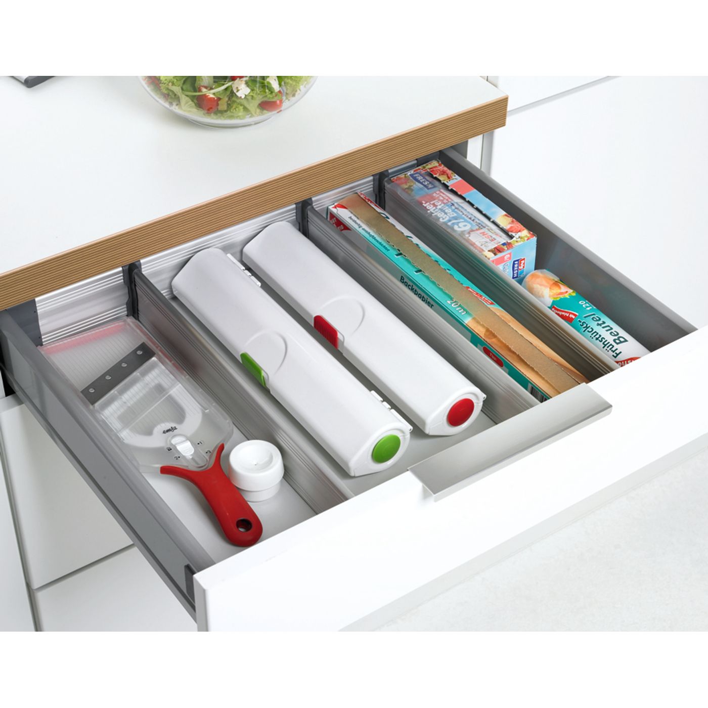 Dérouleur coupe-film Click&Cut rouge