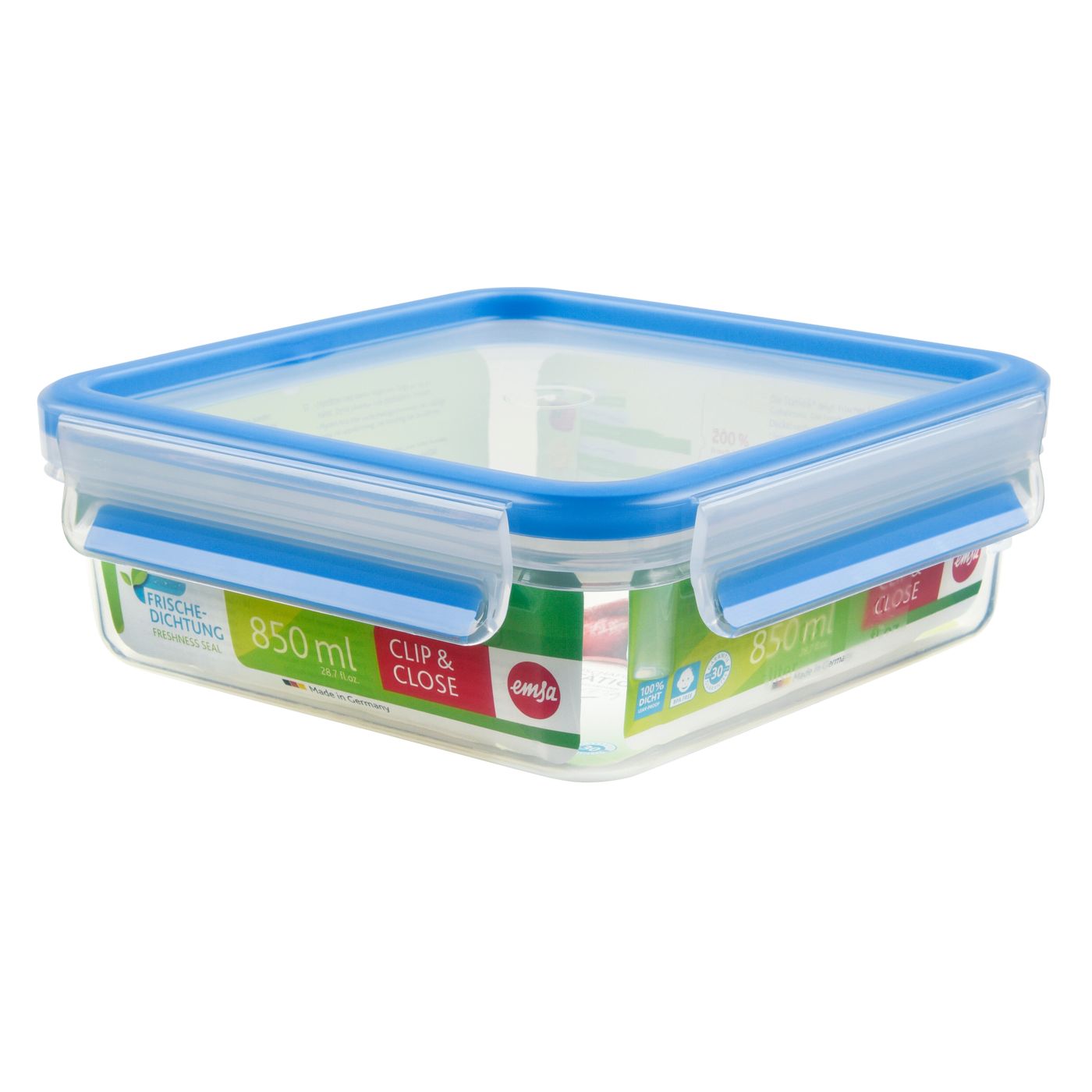 Boîte de conservation Clip & Close carrée 0,85 L