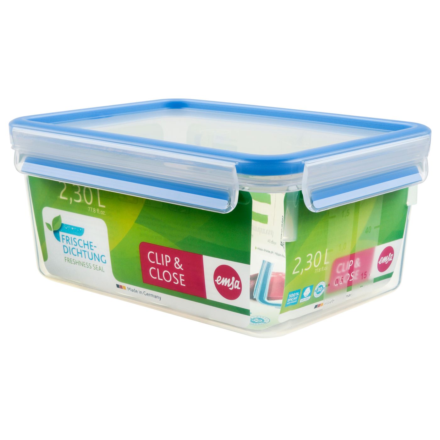 Boîte de conservation Clip & Close rectangle 2,3 L