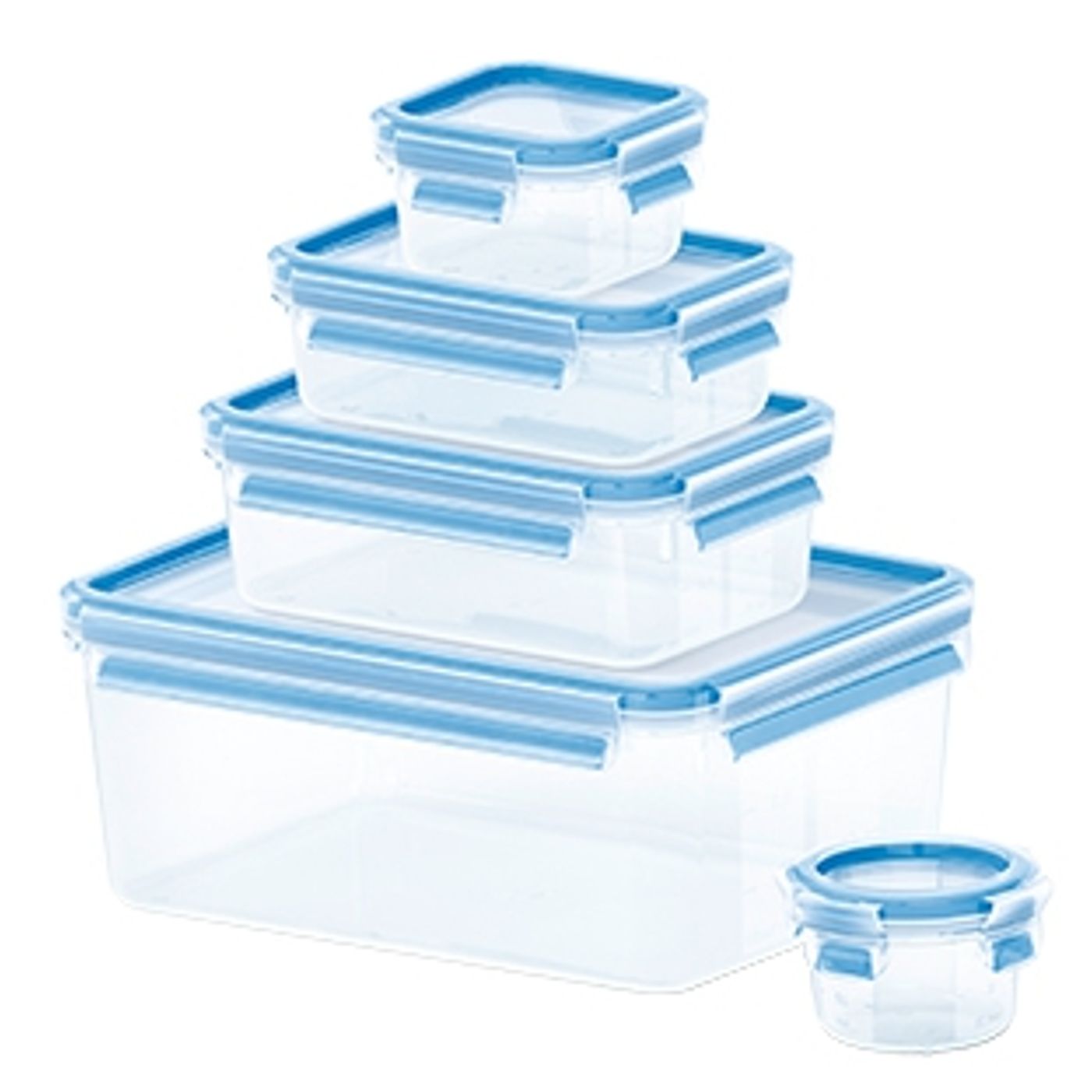 Boite de conservation Clip & Close 3D - set de 5 pièces