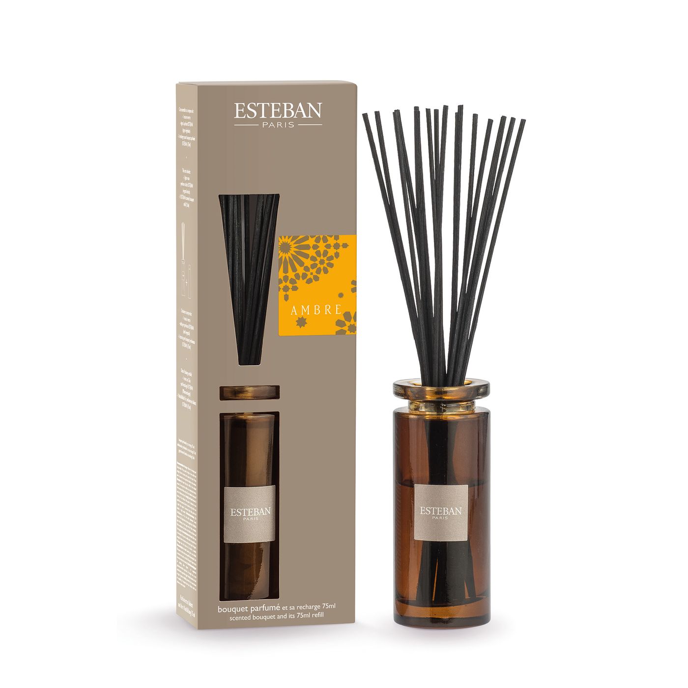 Bouquet parfumé + recharge 75 ml Ambre