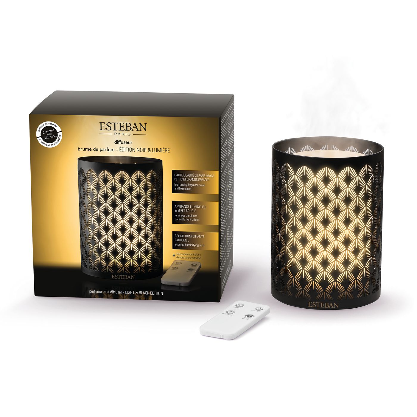 Diffuseur brume de parfum - Édition Noir & Lumière