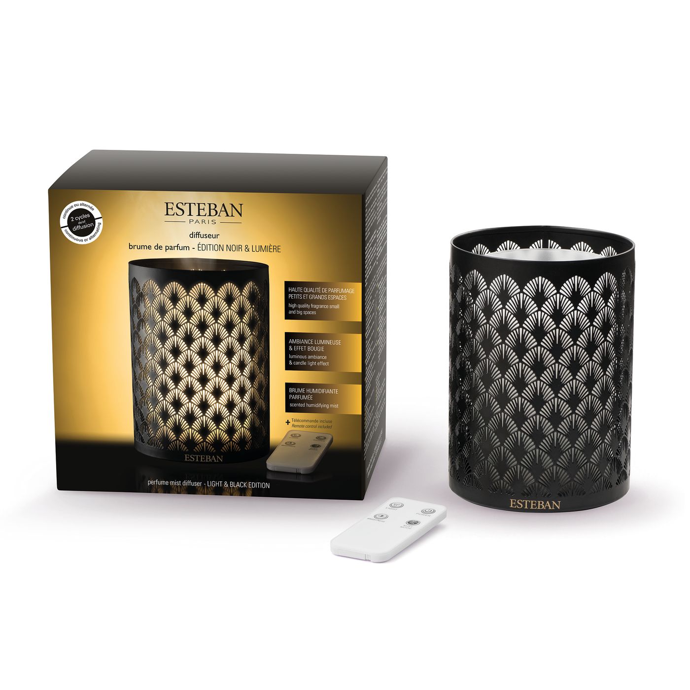 Diffuseur brume de parfum - Édition Noir & Lumière