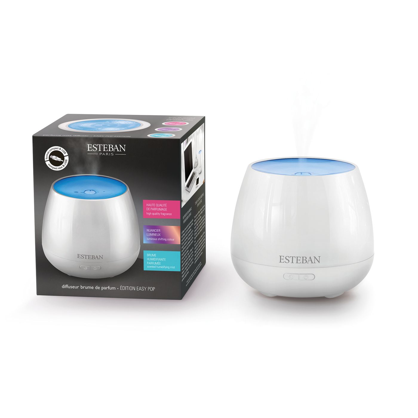 Diffuseur brume parfumée easy blanc