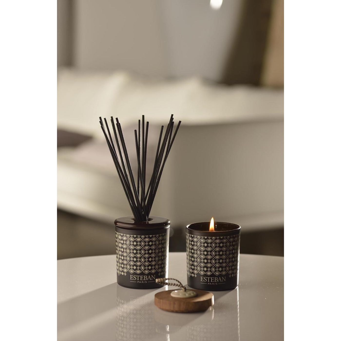 Bouquet parfumé décoratif 100ml Teck & Tonka