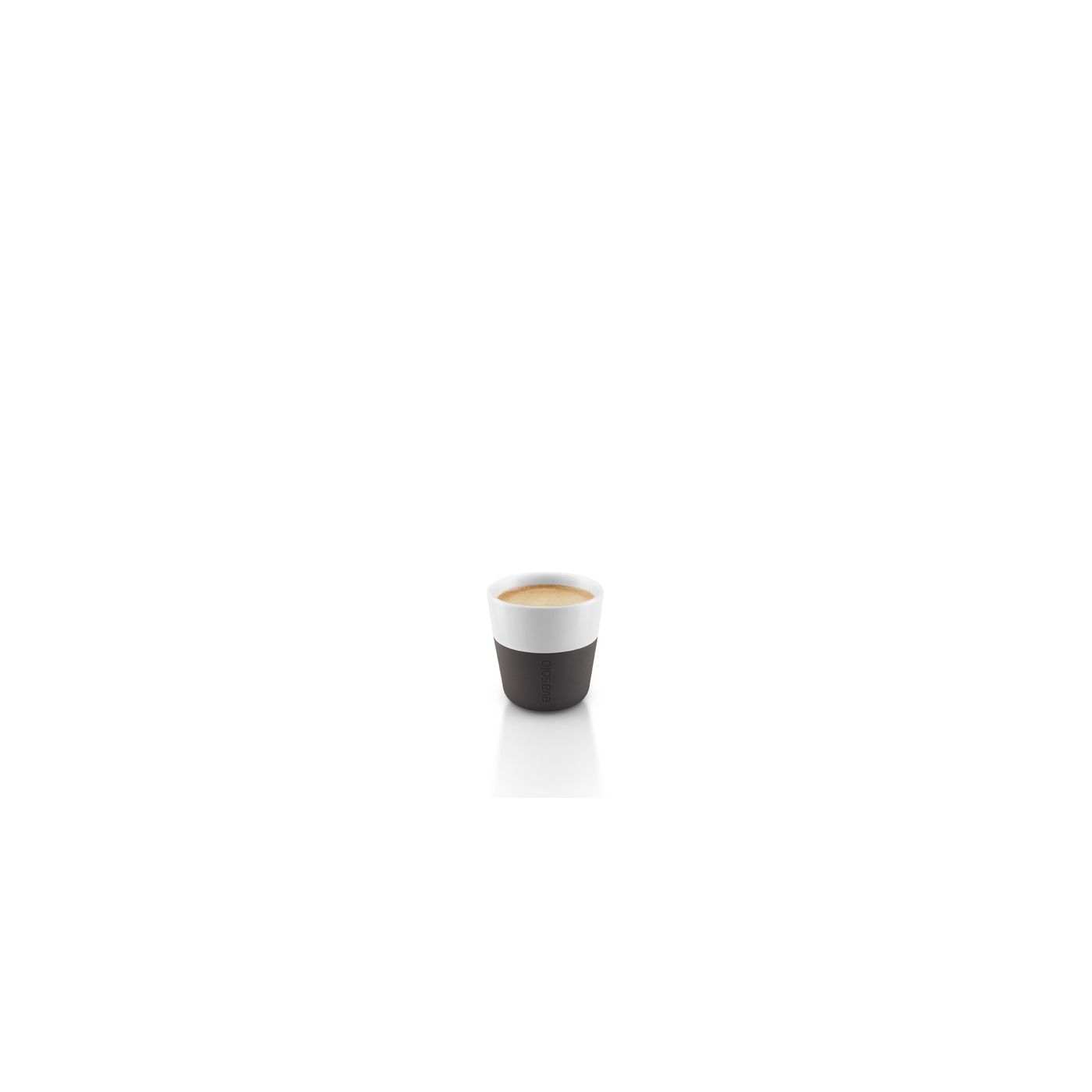Set de 2 Mugs à expresso duo noir