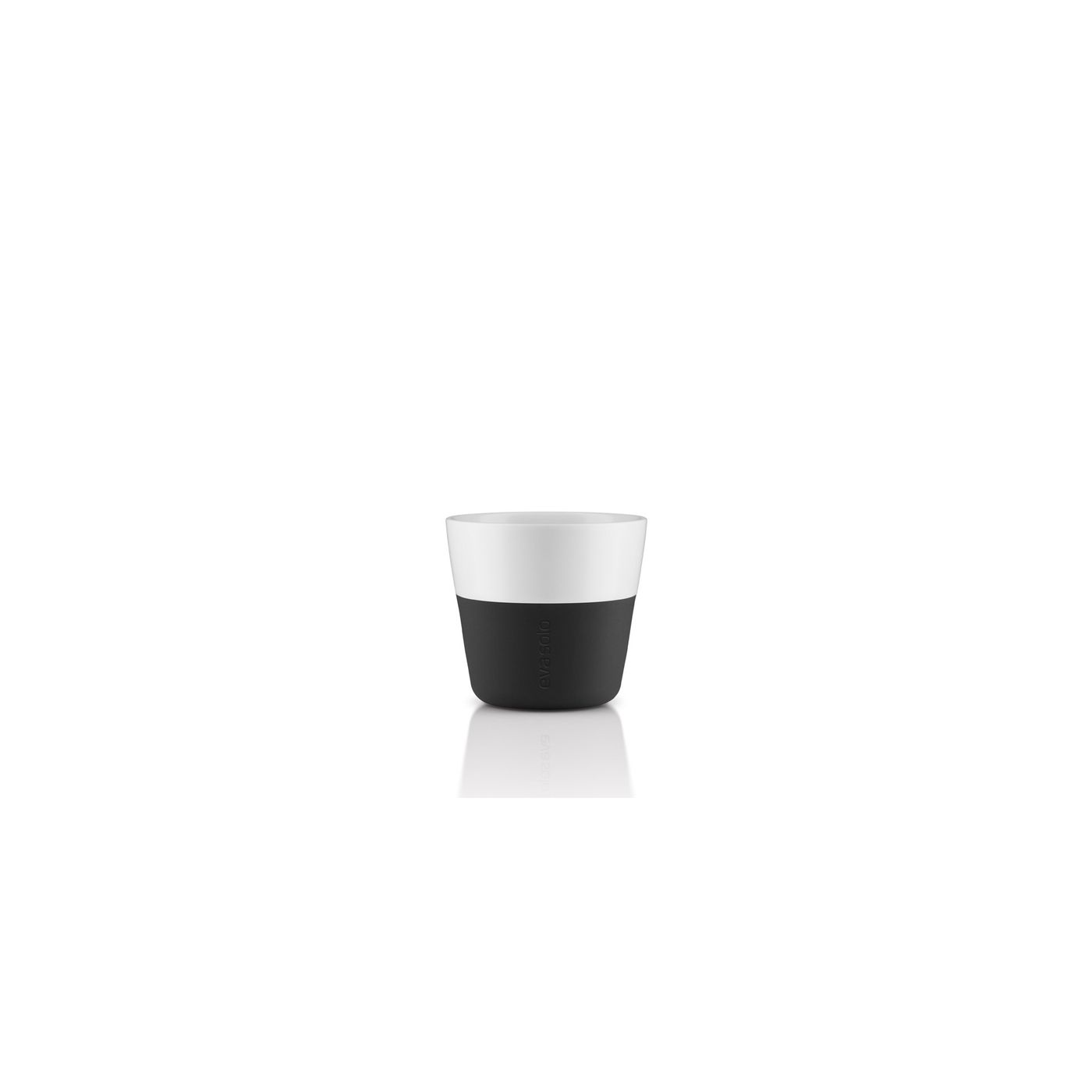 Set de 2 Mugs Lungo duo noir