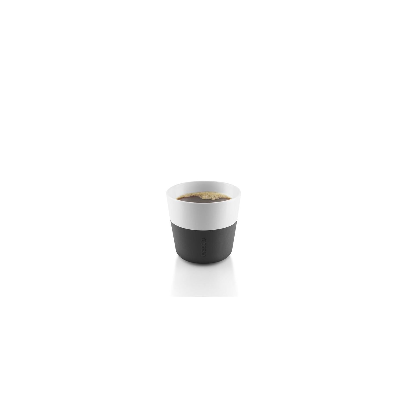 Set de 2 Mugs Lungo duo noir