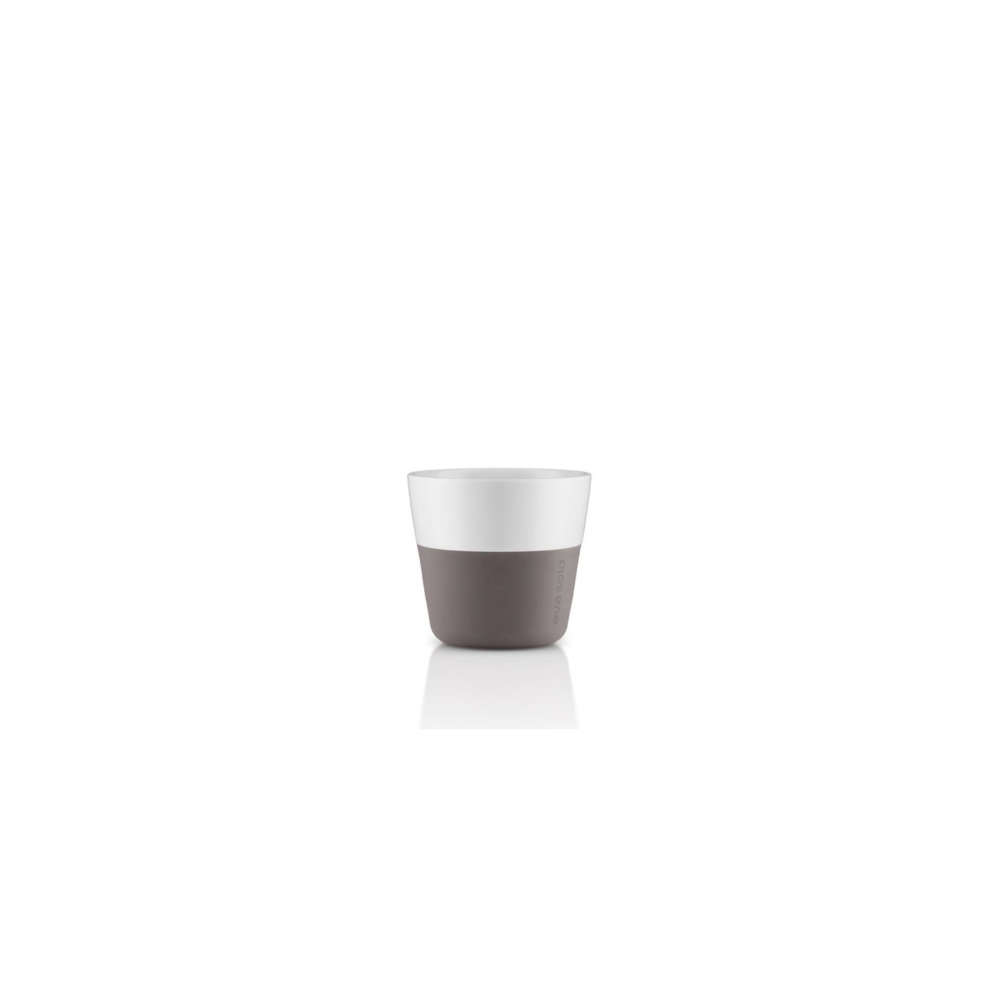 Set de 2 Mugs Lungo duo gris foncé