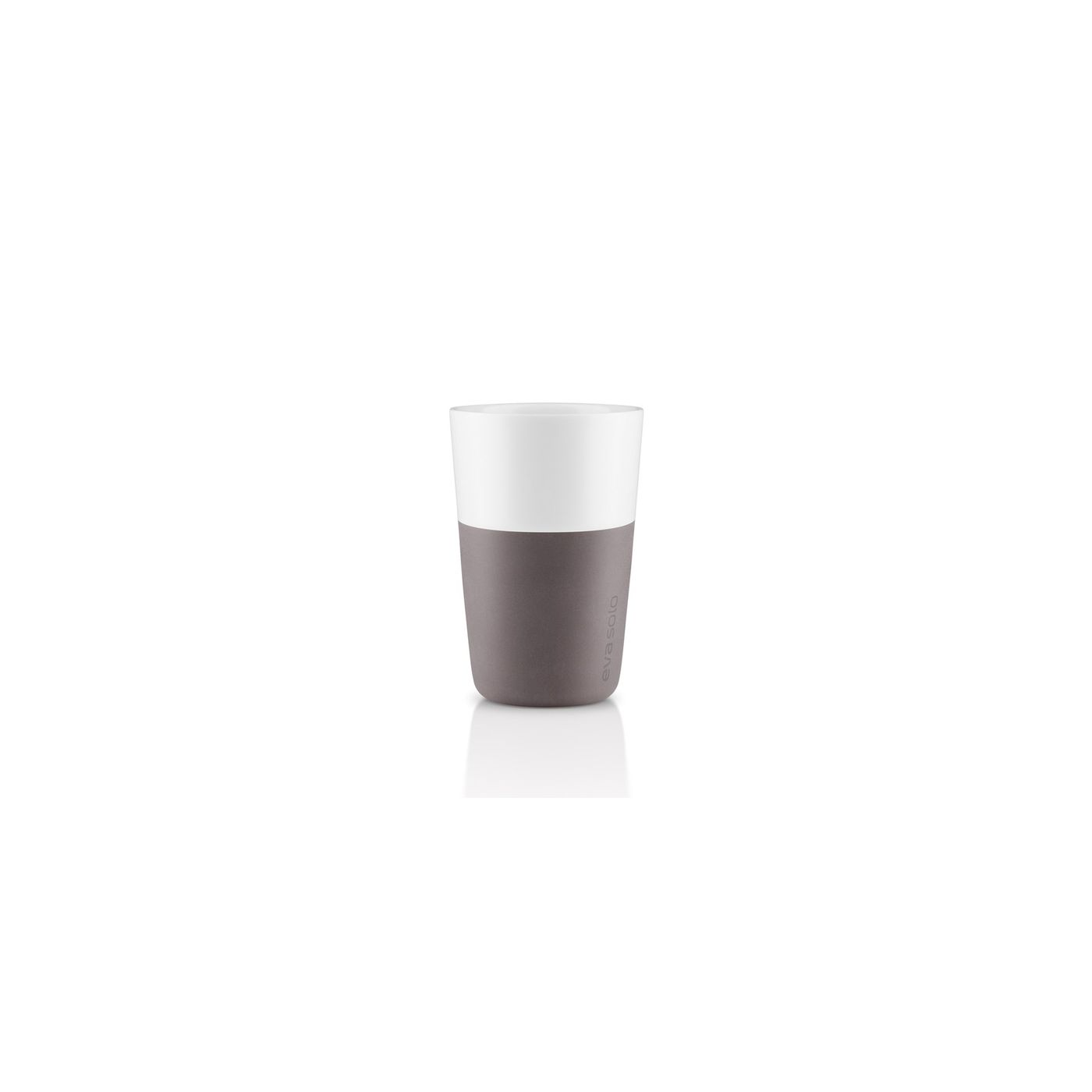 Set de 2 Mugs Café latte duo gris foncé